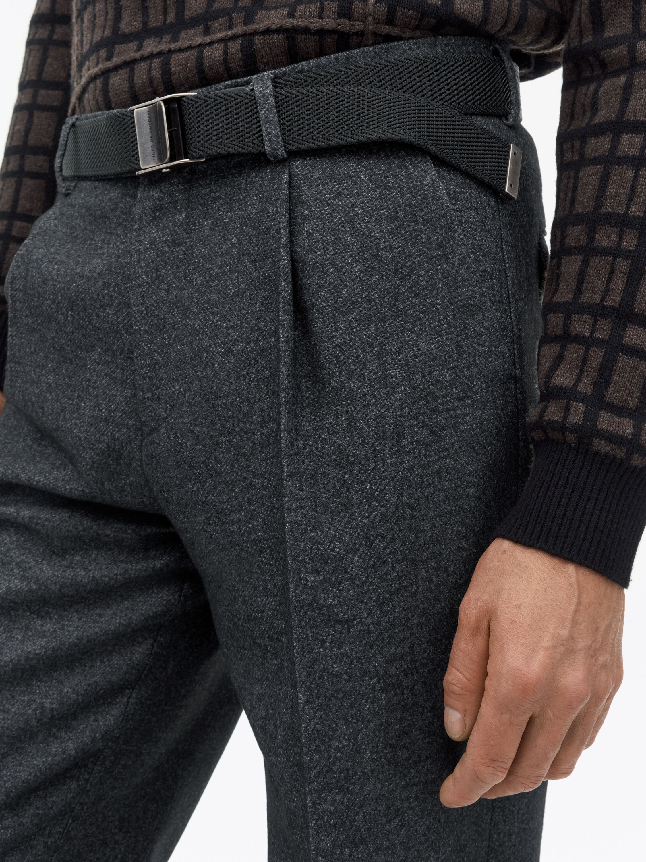 Todne Brushed Wool Trousers