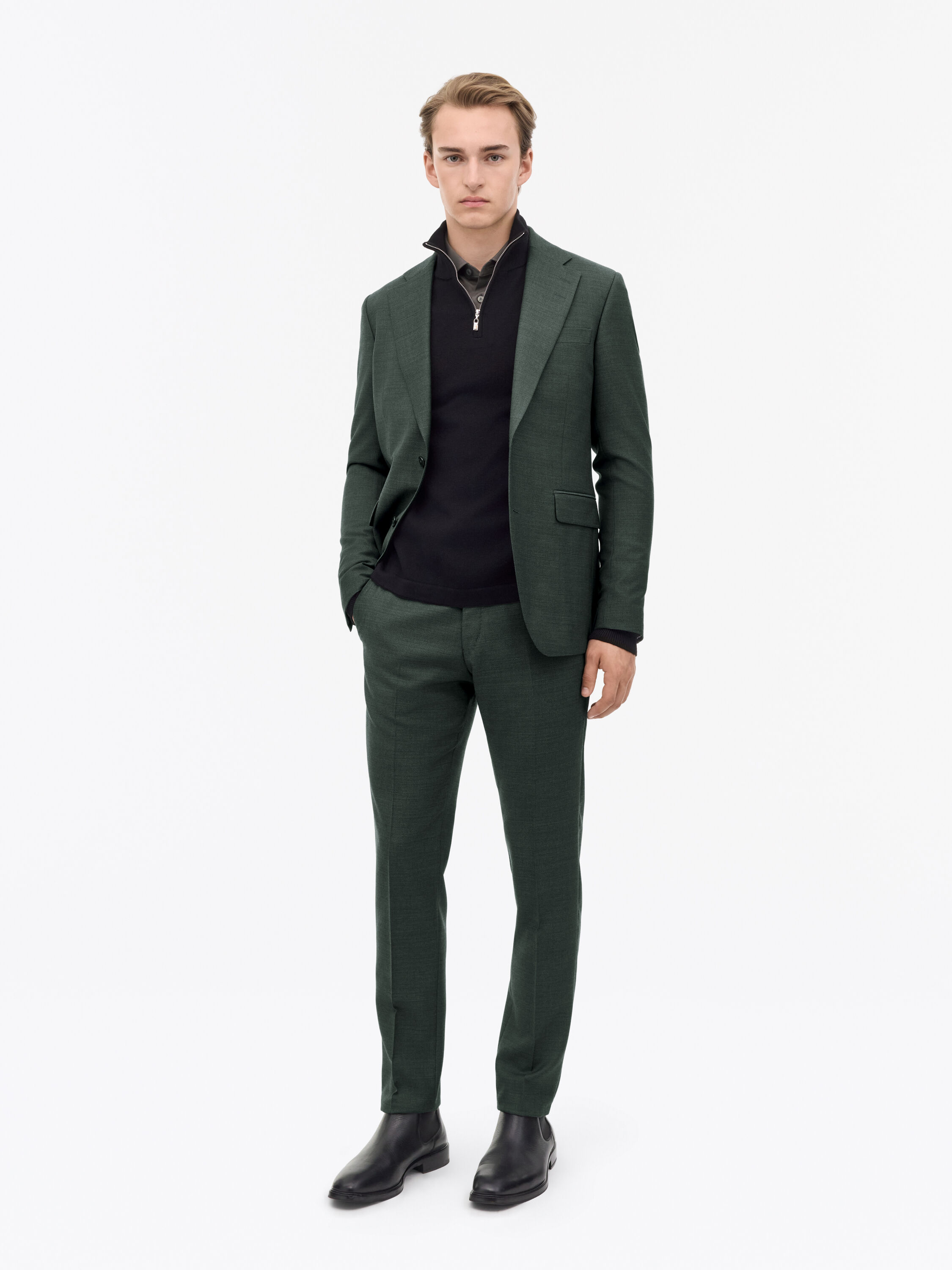 Tenuta Slim-Fit Wool Trousers