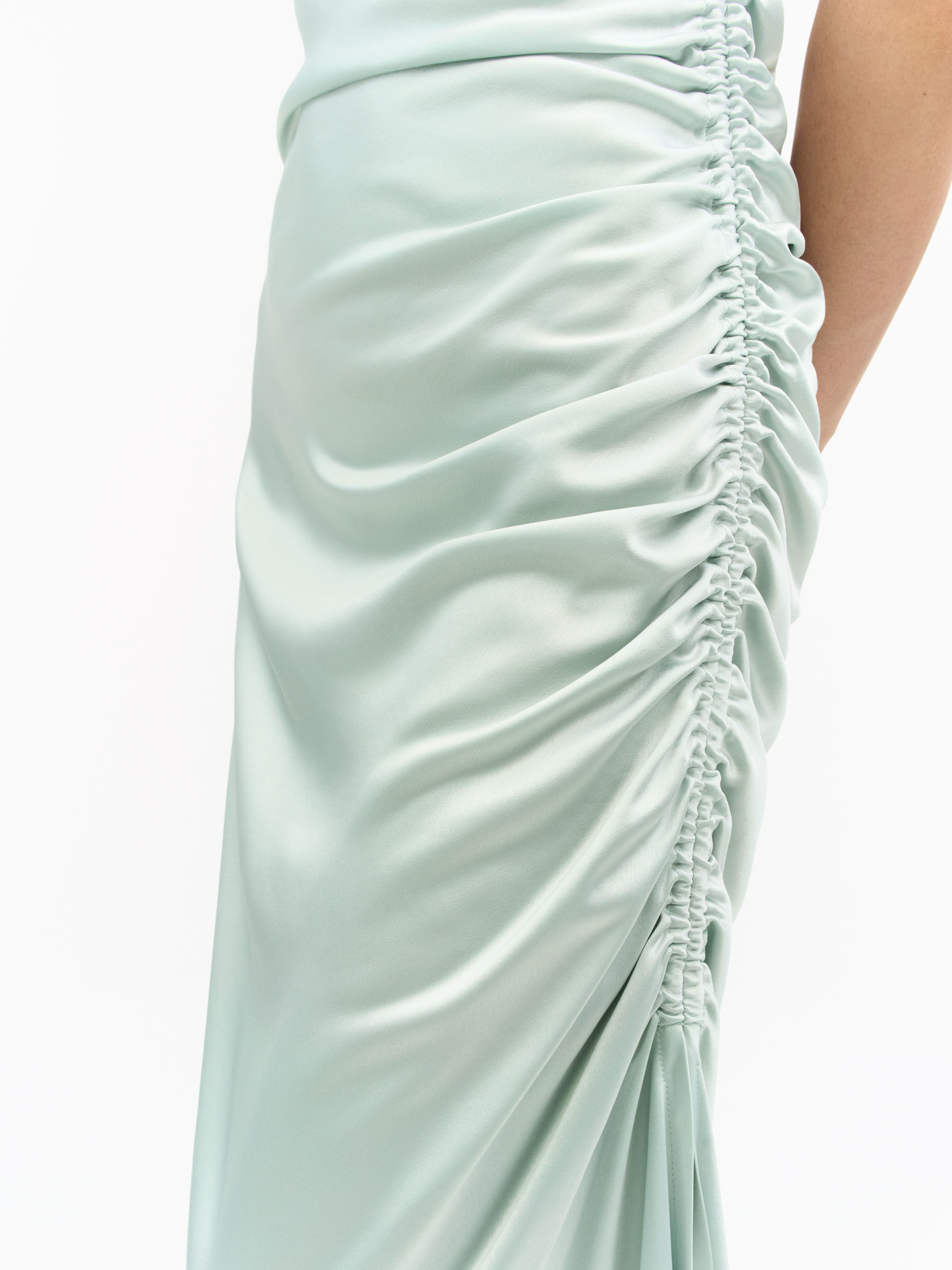 Ivoana Satin Midi Dress