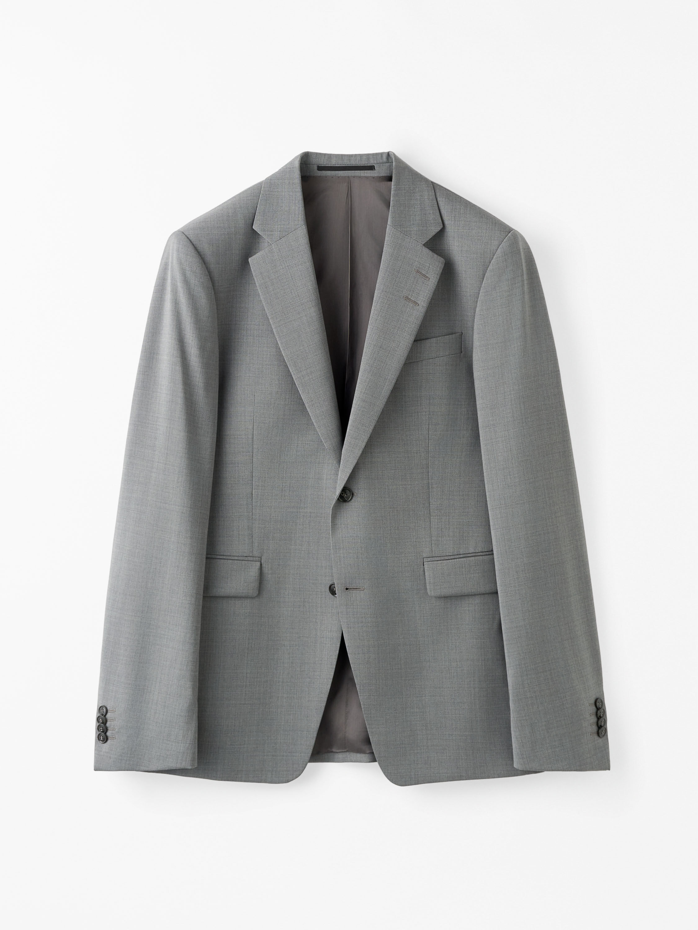 Justin RWS Grey Wool Suit