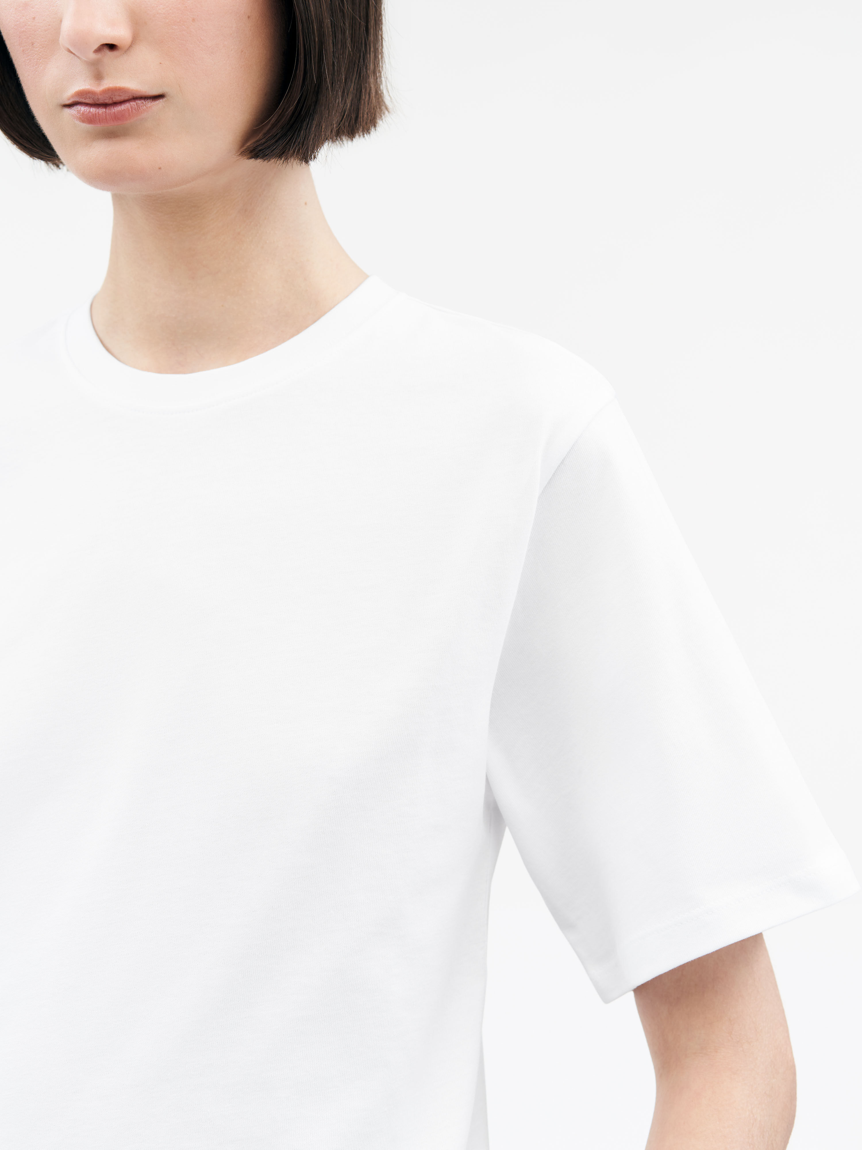 Lori Round-Neck Cotton T-Shirt