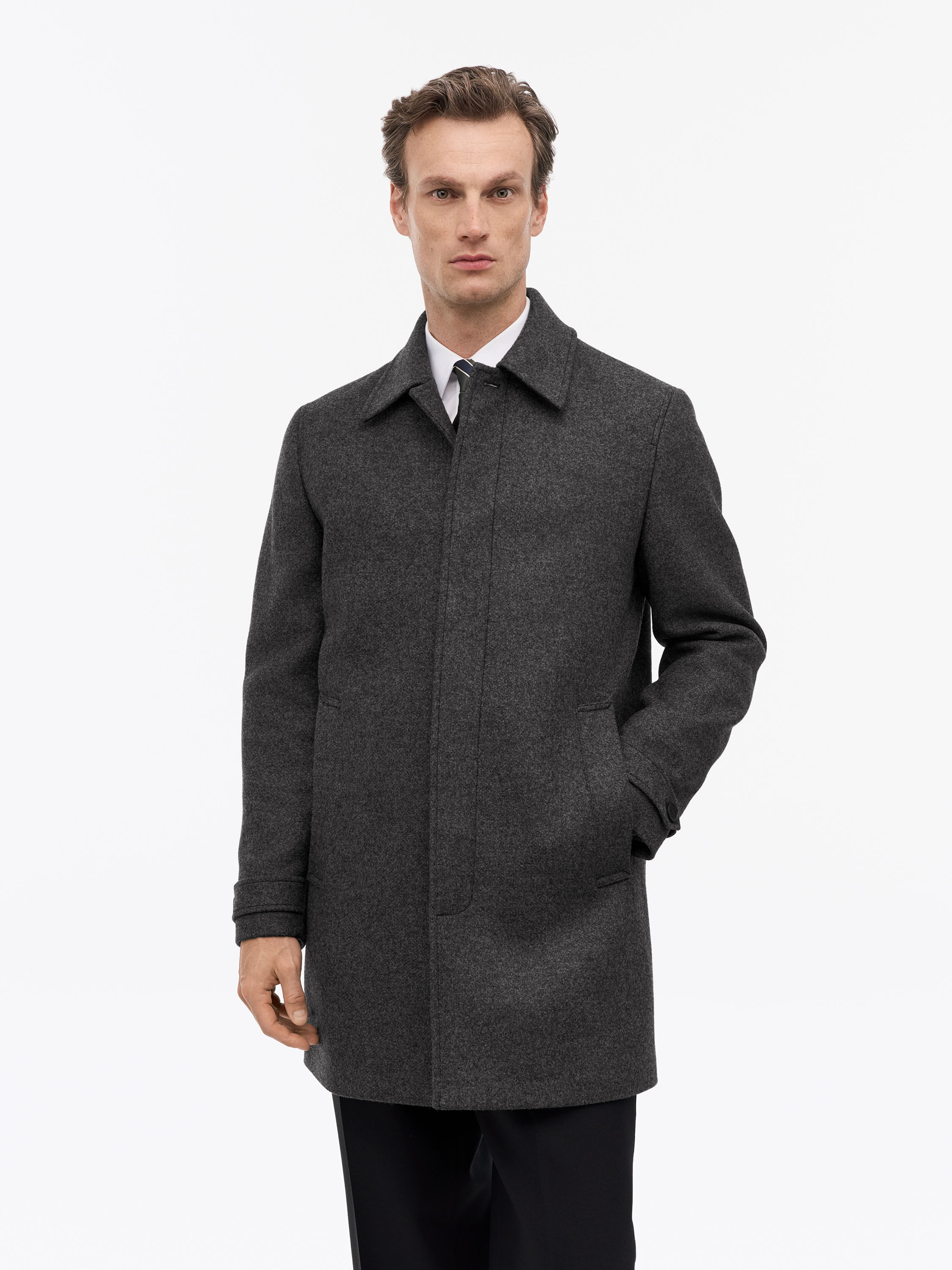 Cane Felted Wool Coat