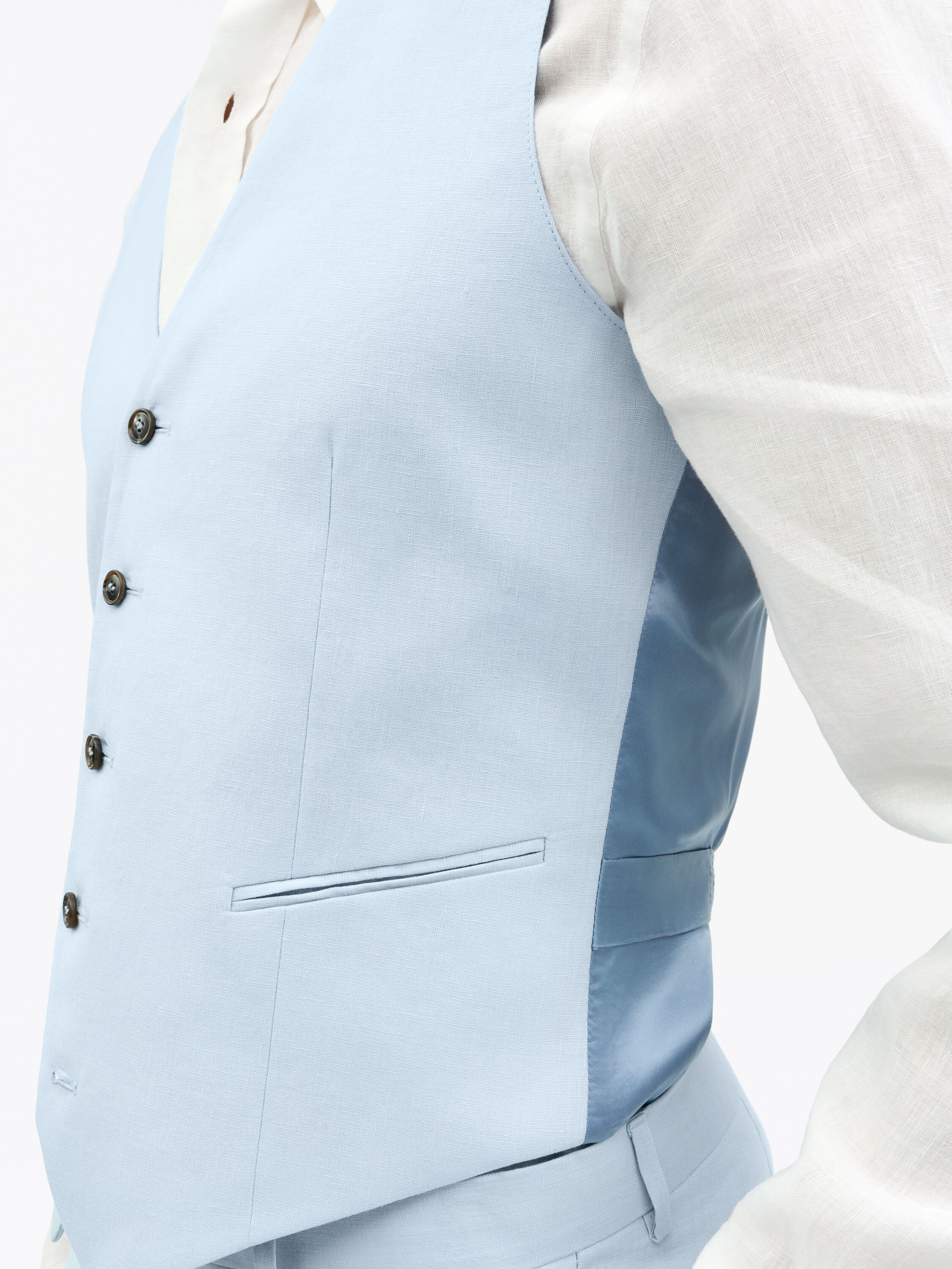 Winston Linen Waistcoat