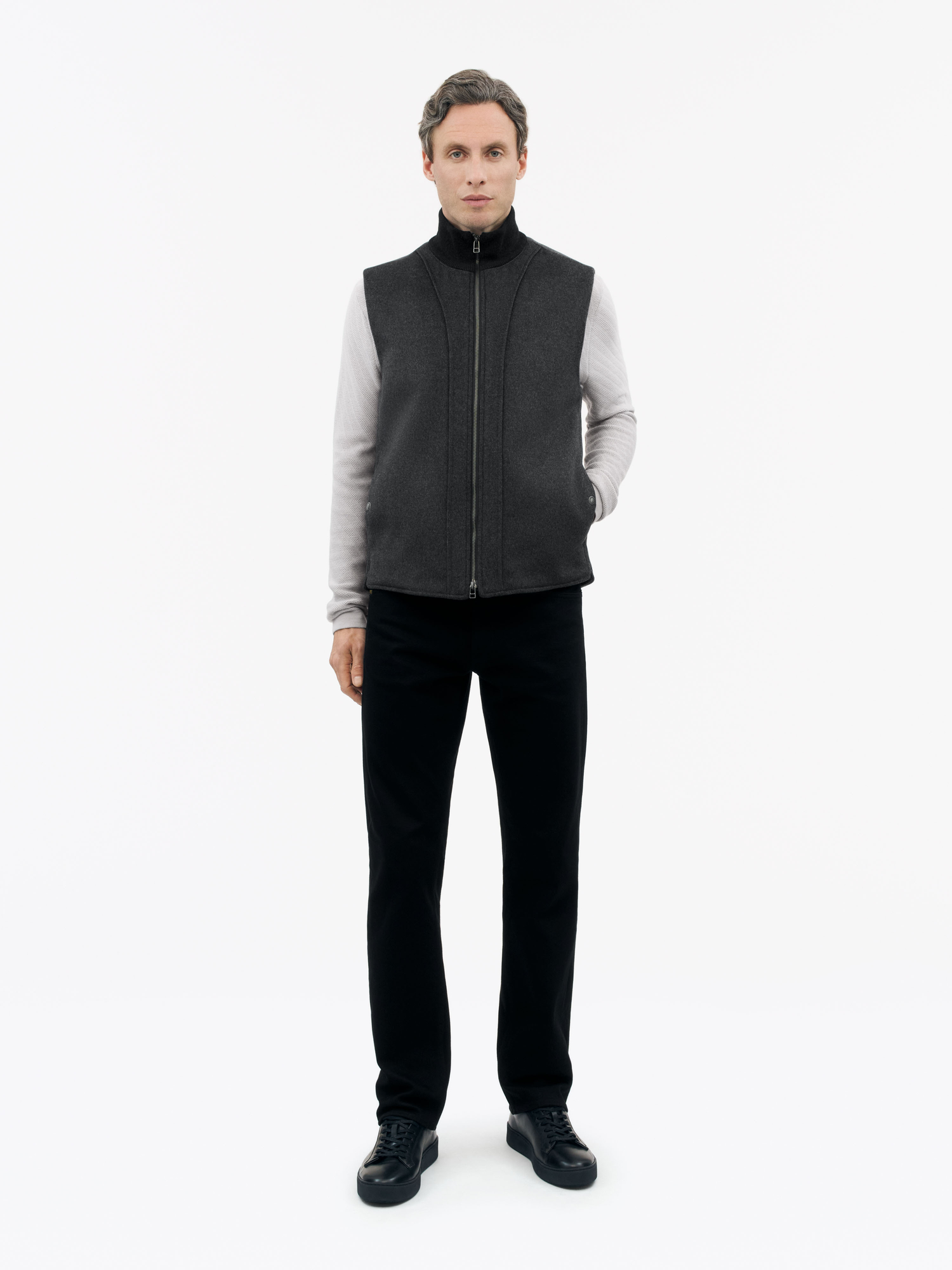Gilet Elier En Laine Mélangée