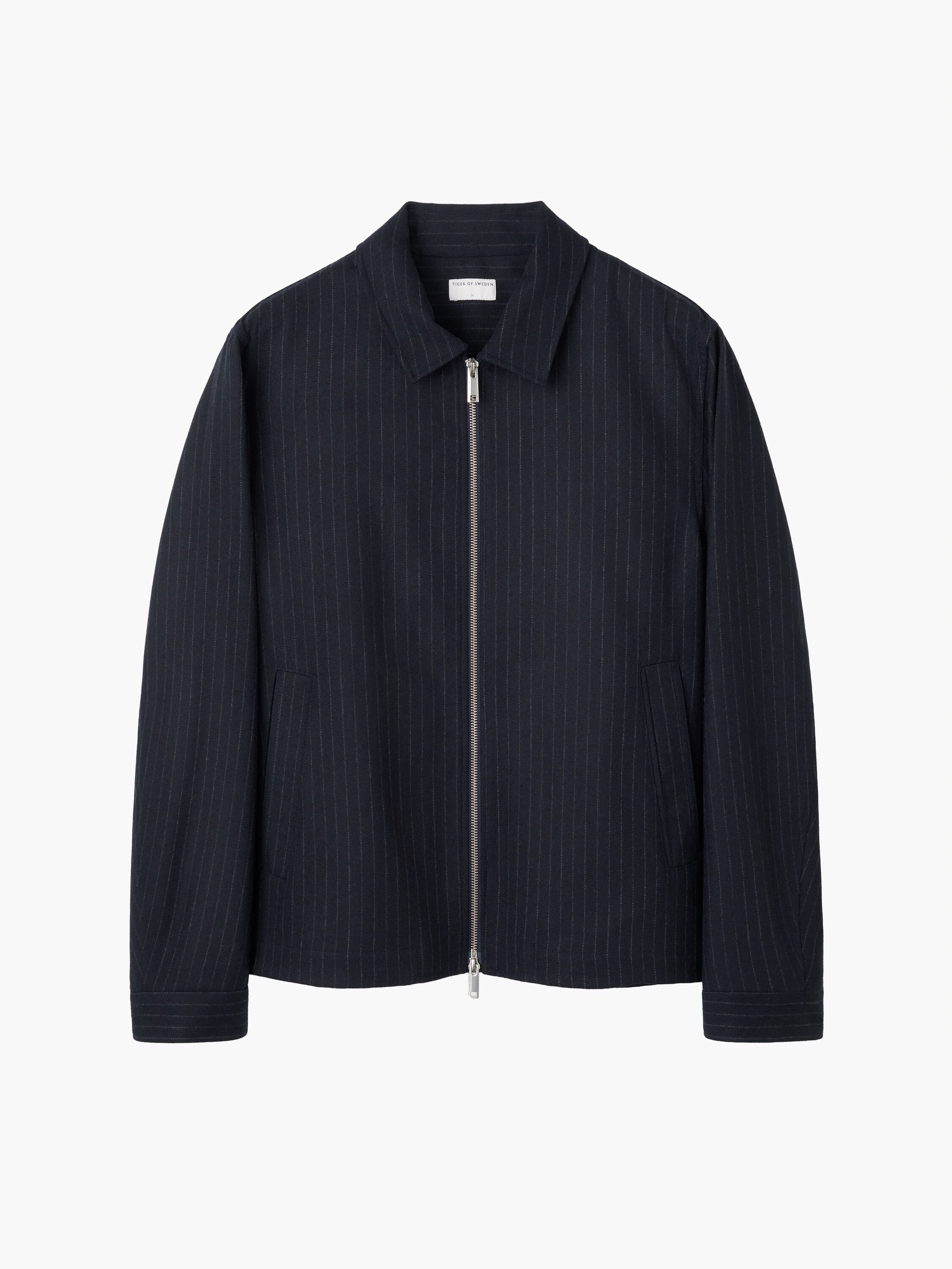 Barnaby C Pinstripe Shirt Jacket