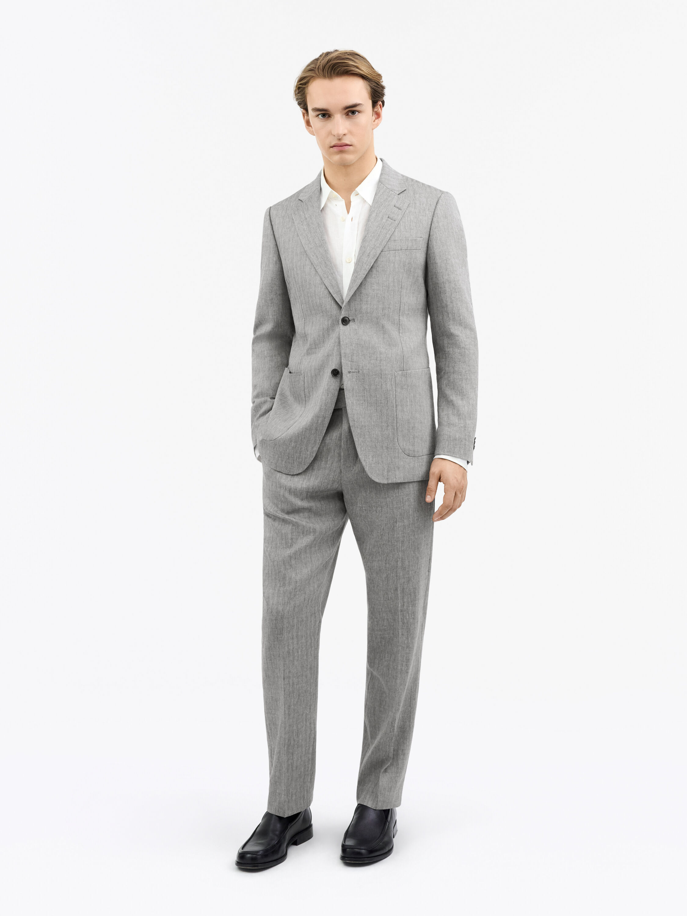 Justin P Linen-Wool Jacket