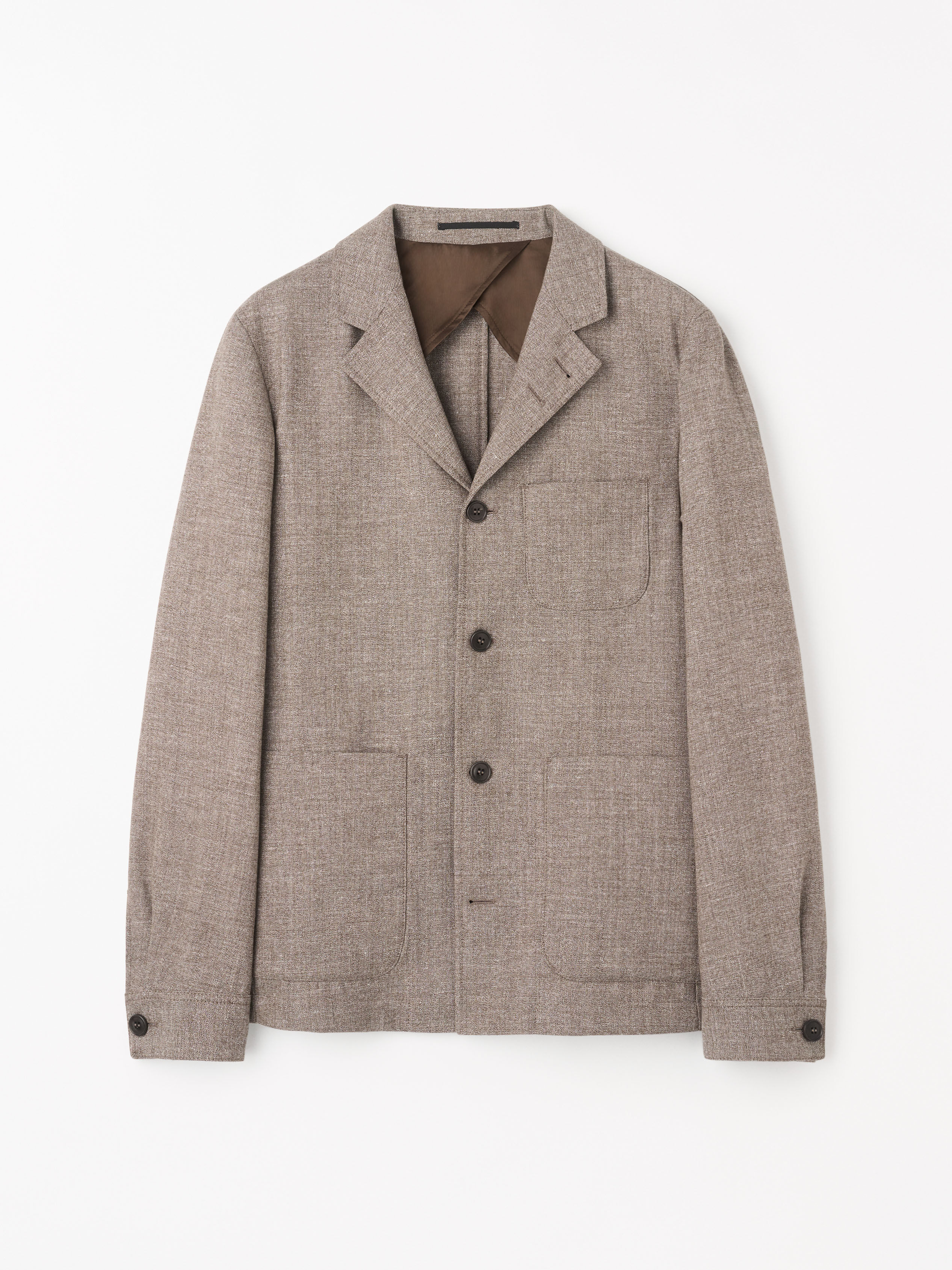 Harrison Wool-Linen Overshirt 