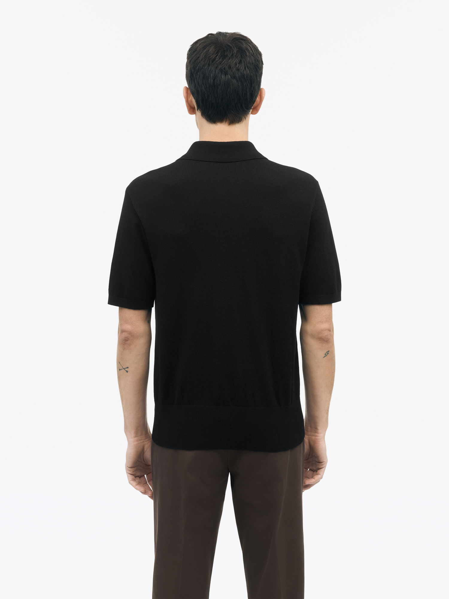 Araawen Fine-Knit Polo