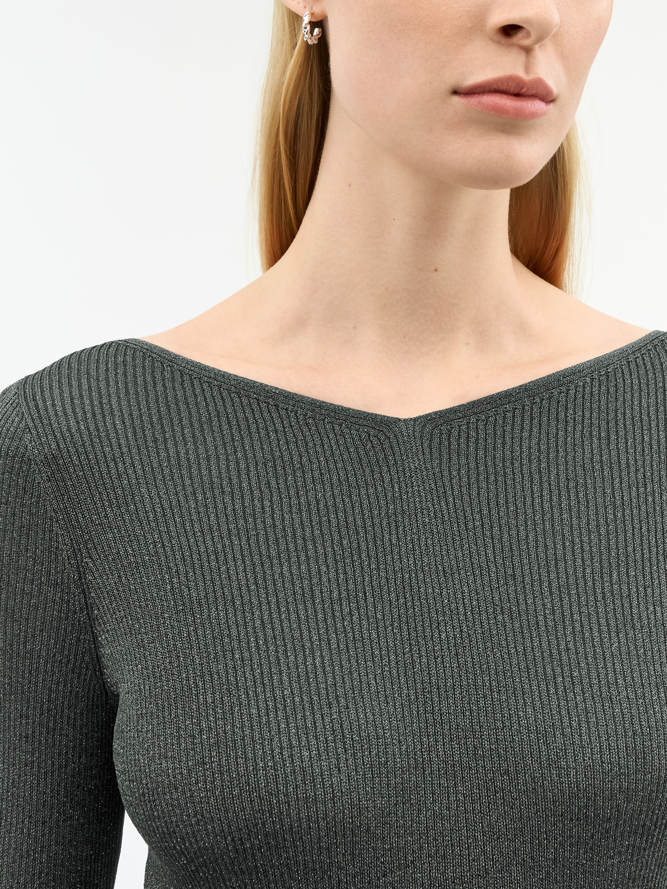 Aliianna Knitted Viscose Sweater