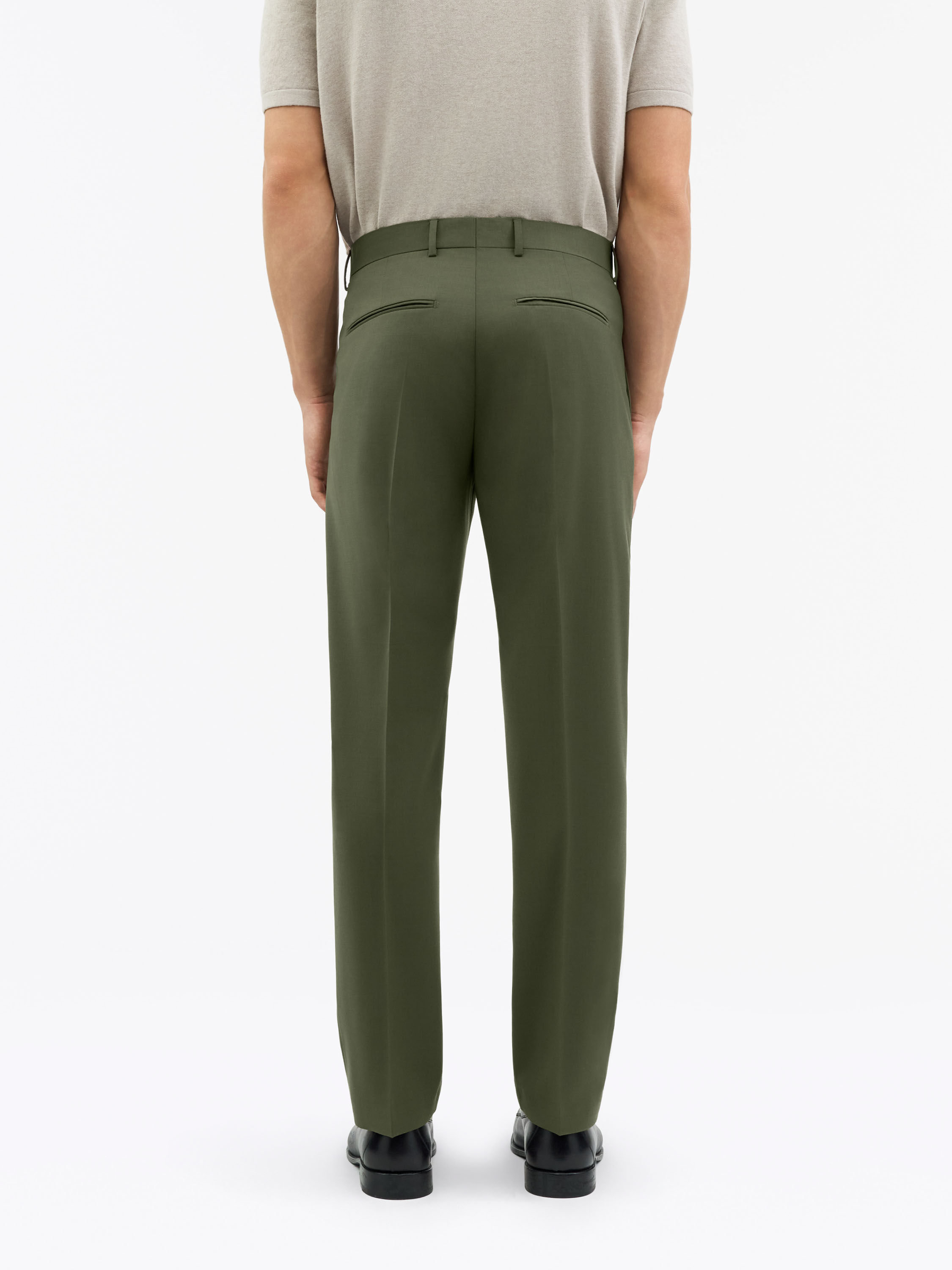 Tenuta Slim-Fit Wool Trousers