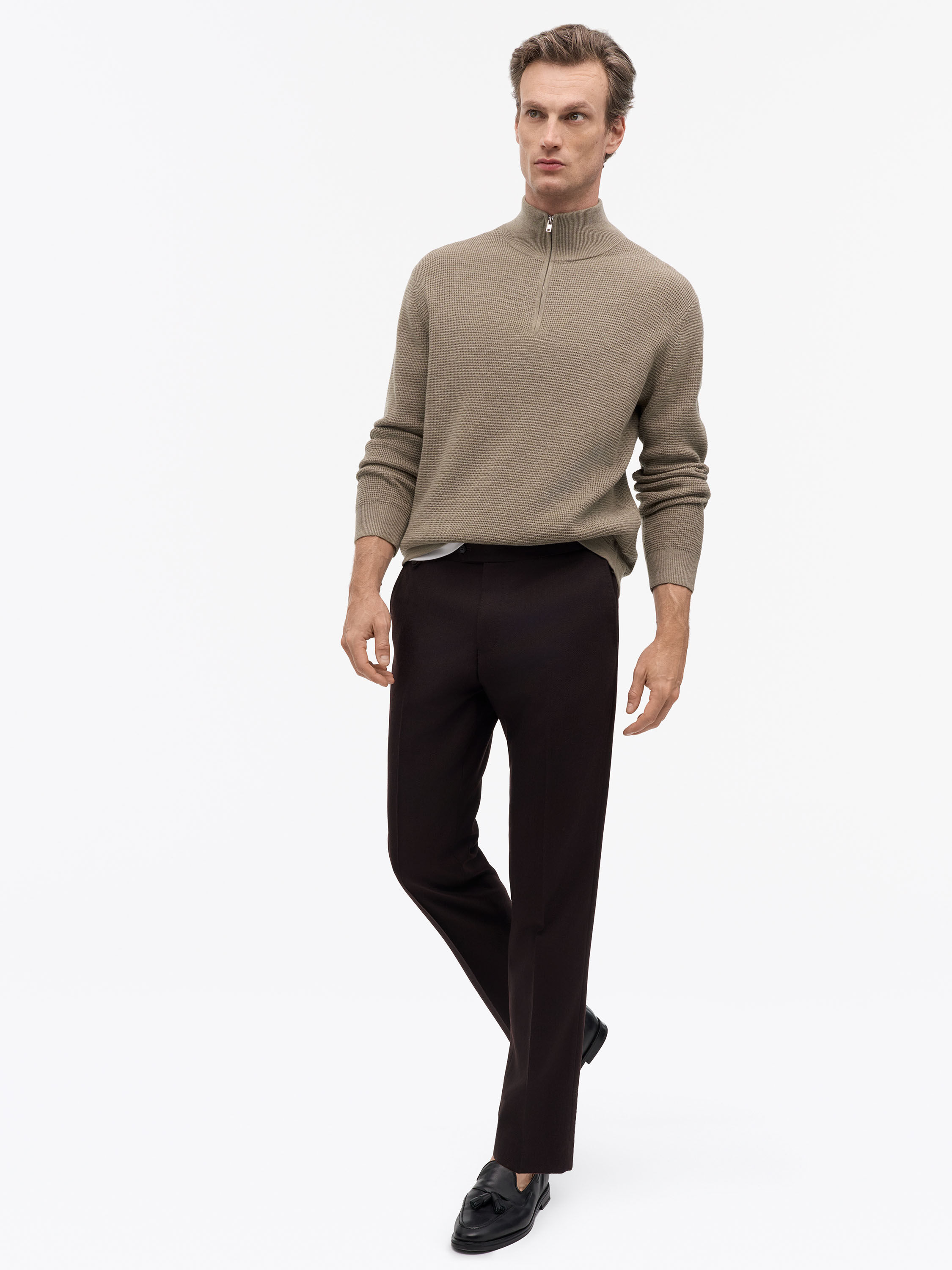 Travis RWS Waffle Stitch Pullover