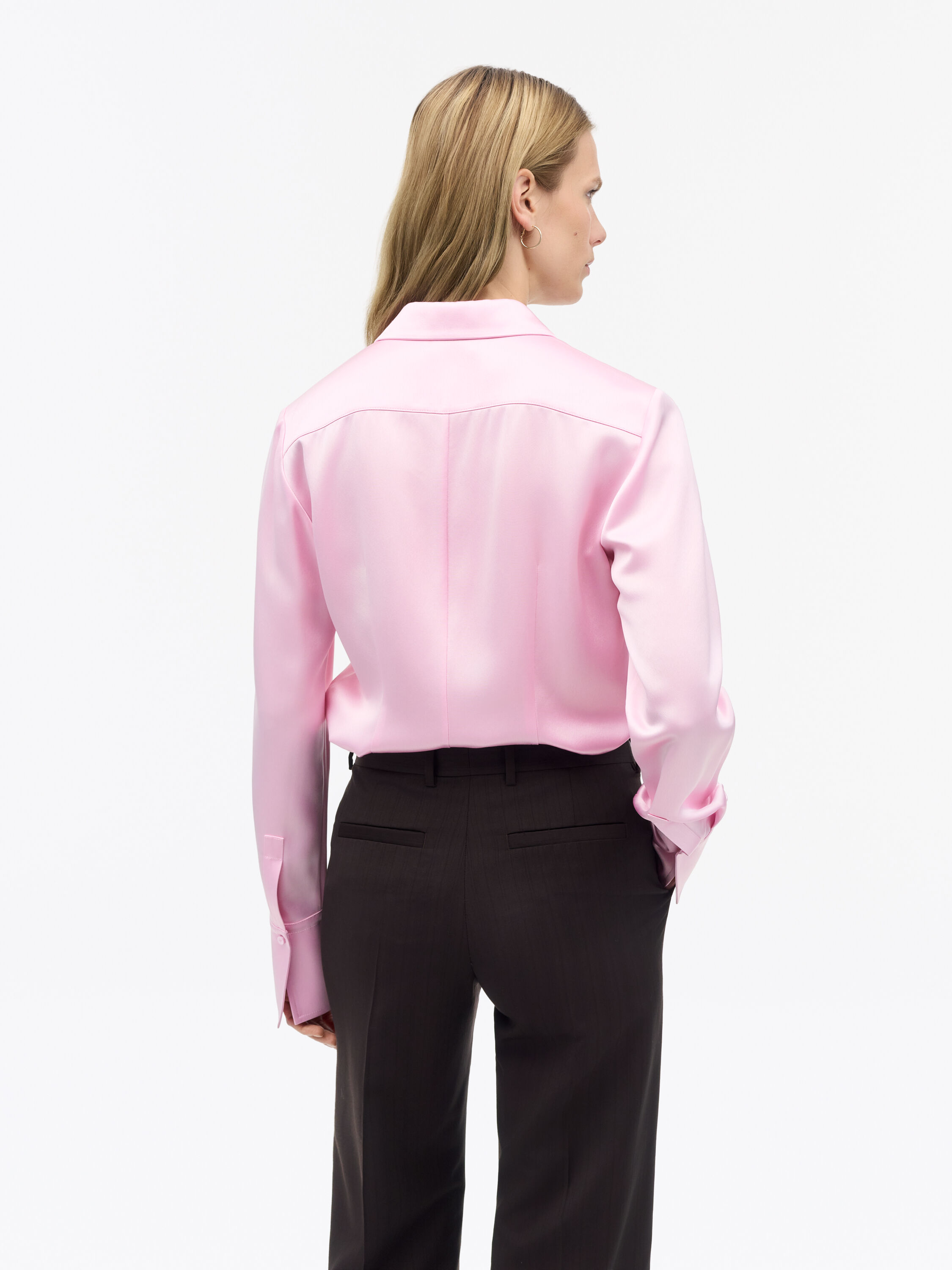 Daphne Regular-Fit Satin Shirt