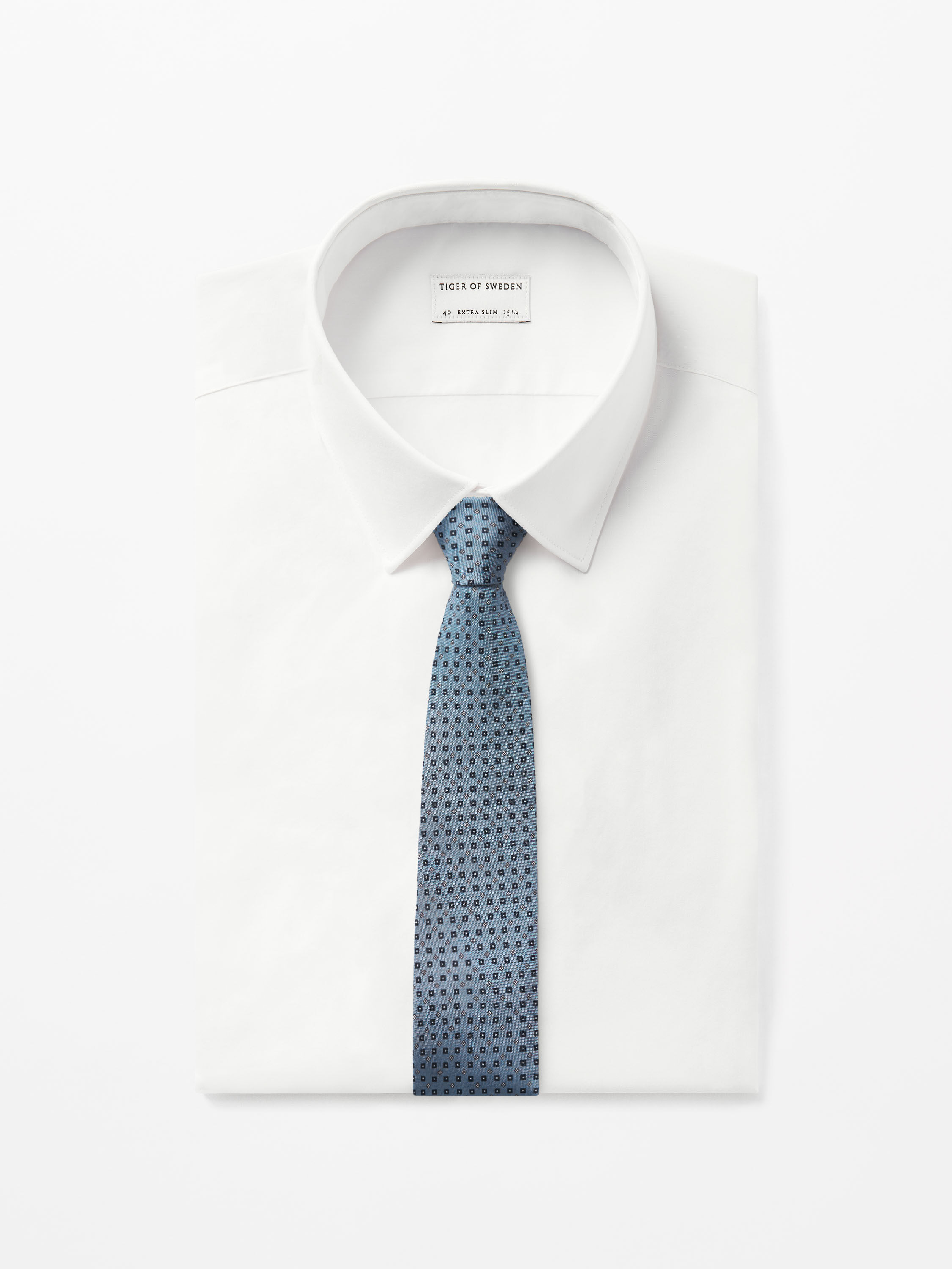 Septa Patterned Silk Tie