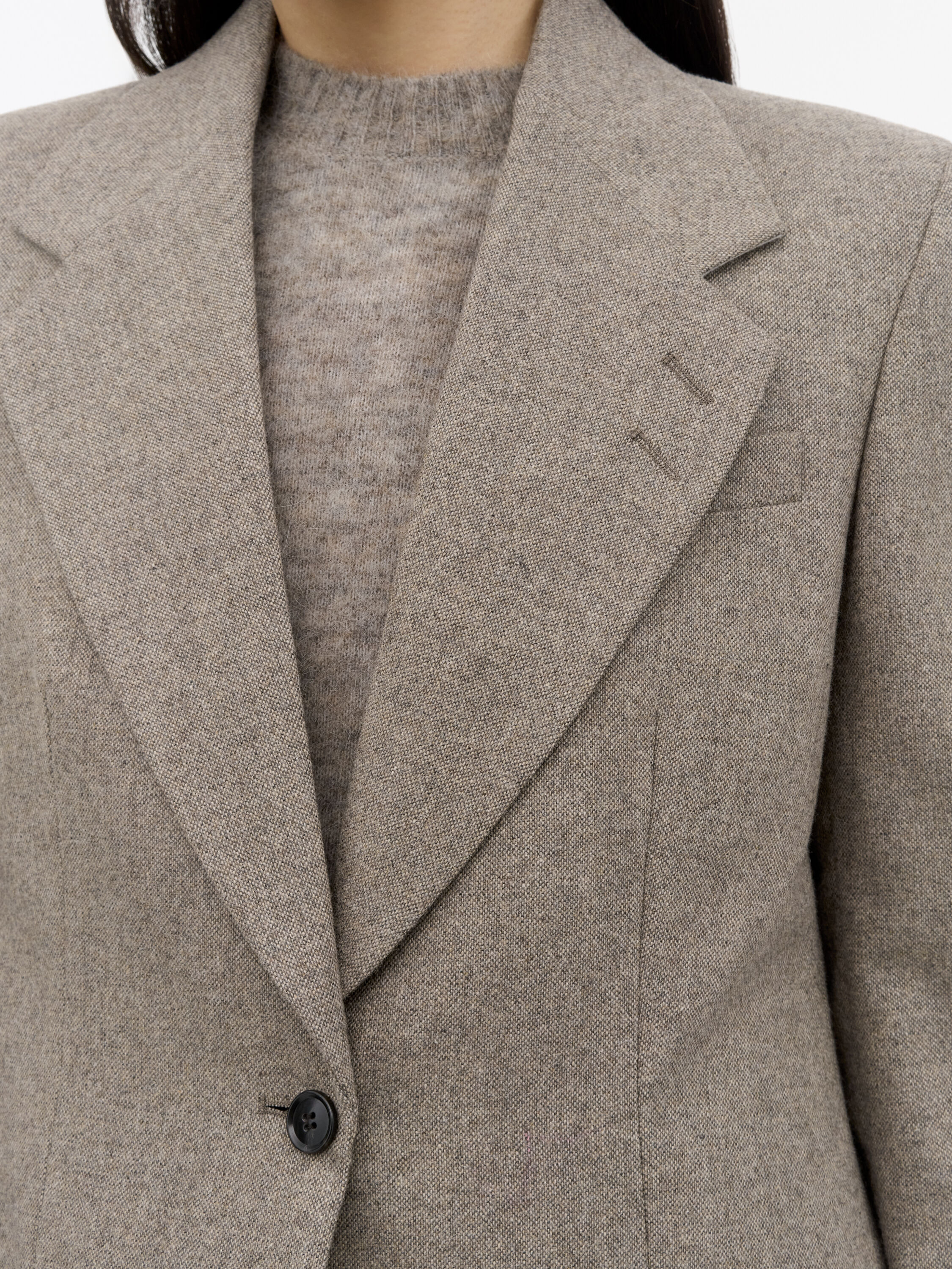 Didar Brushed Wool Suit