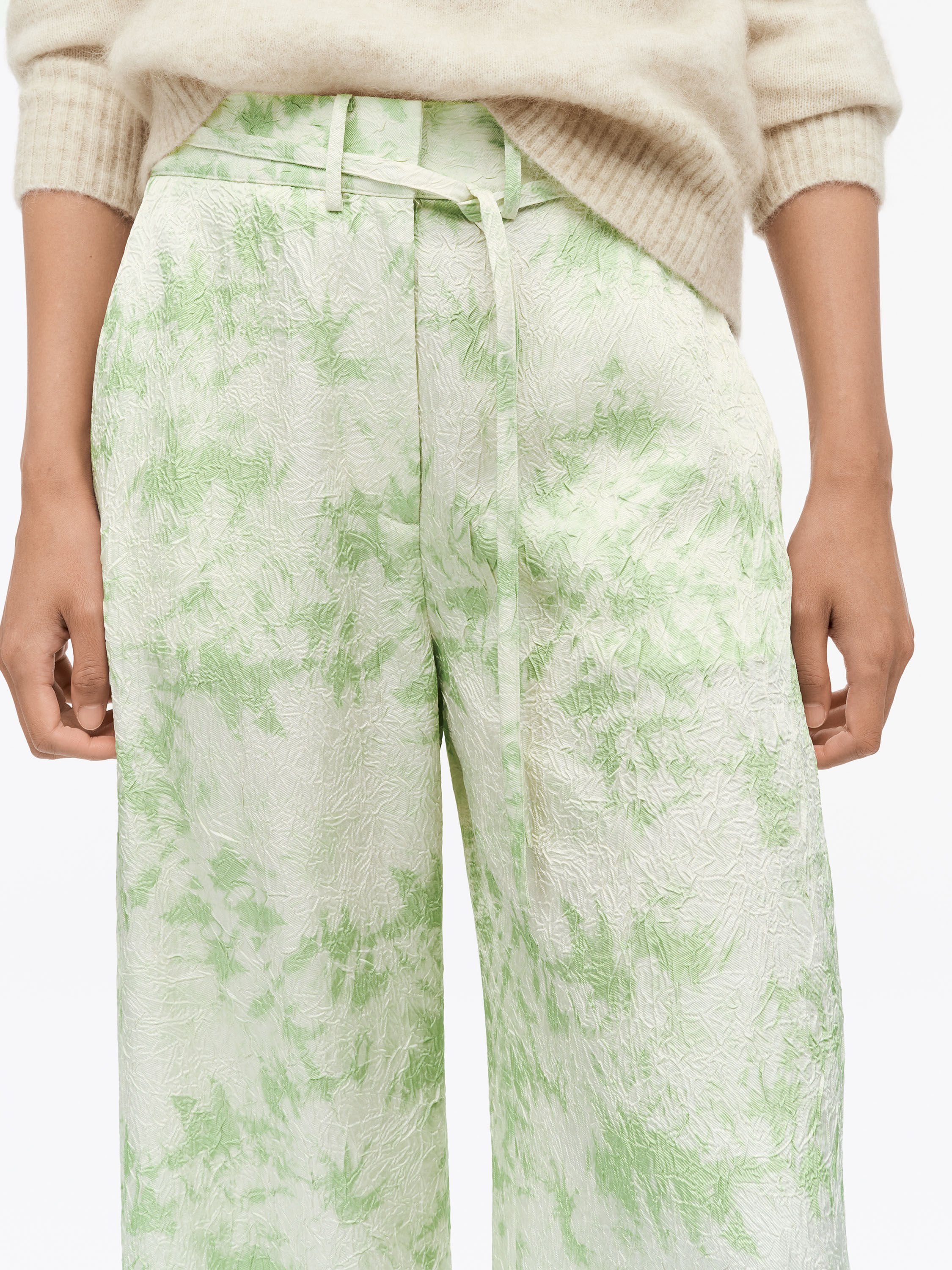Ellis Tailored Print Trousers