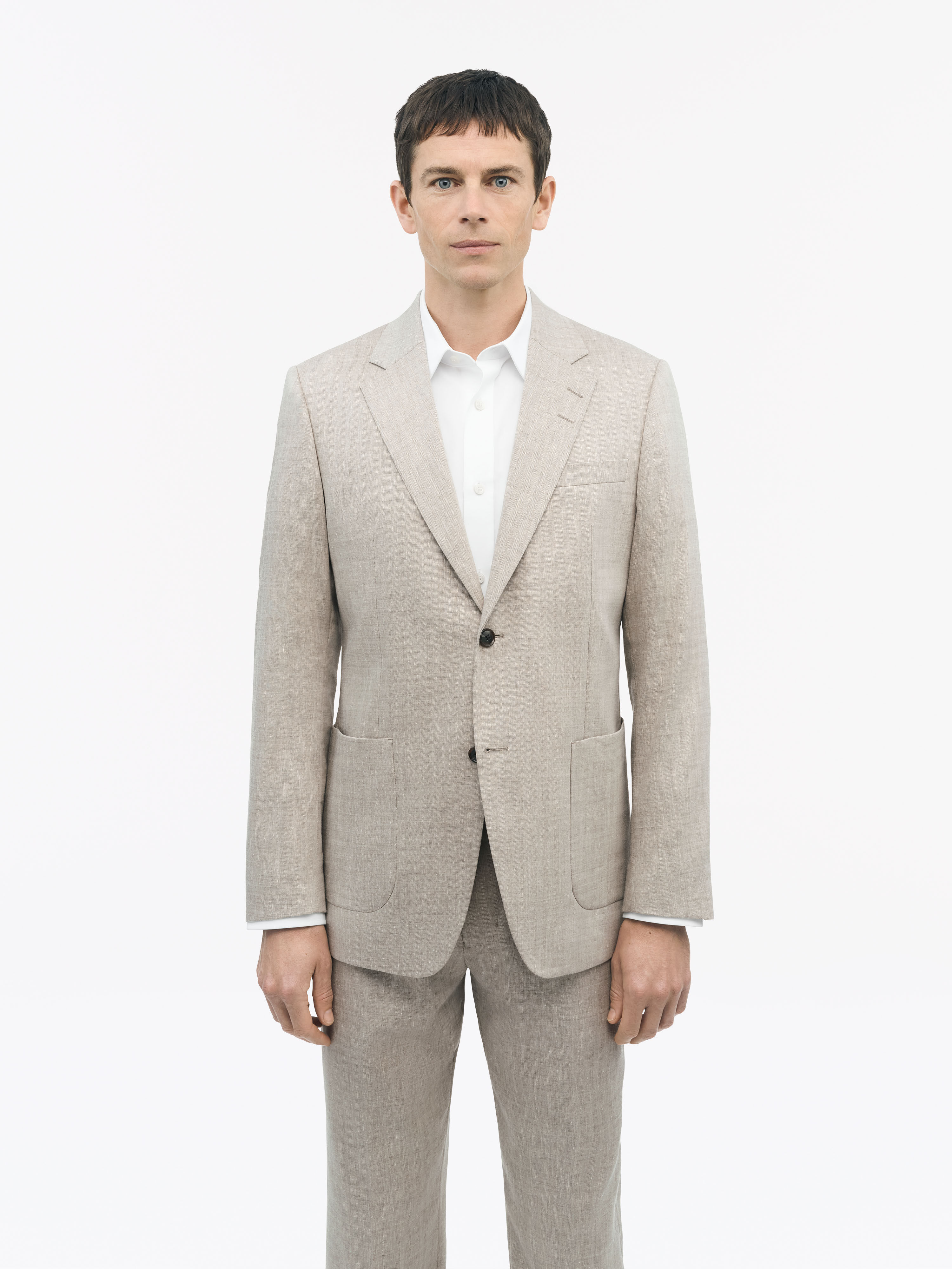 Justin P Slim-Fit Linen Jacket