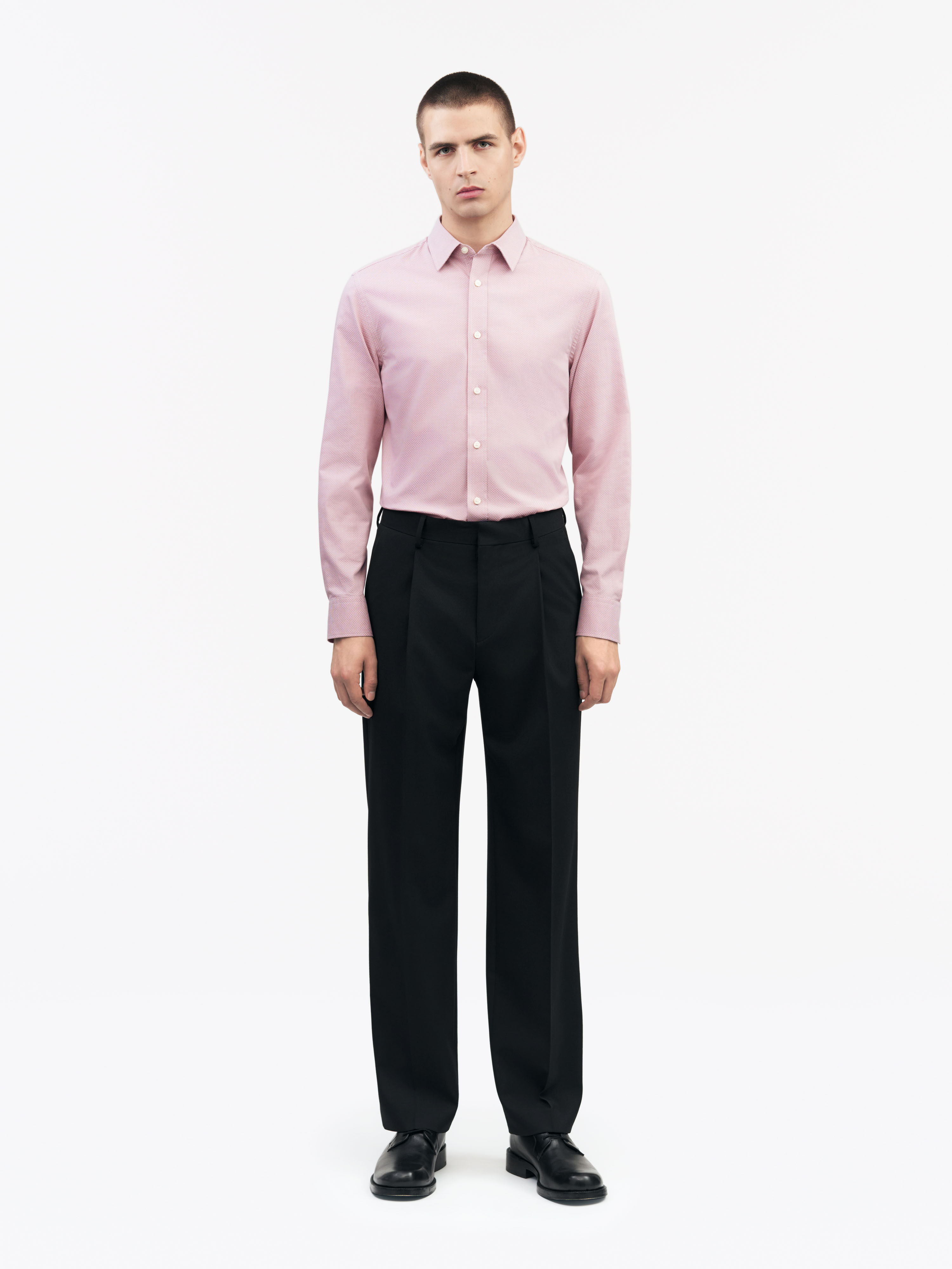 Adley cotton stand-up collar Shirt