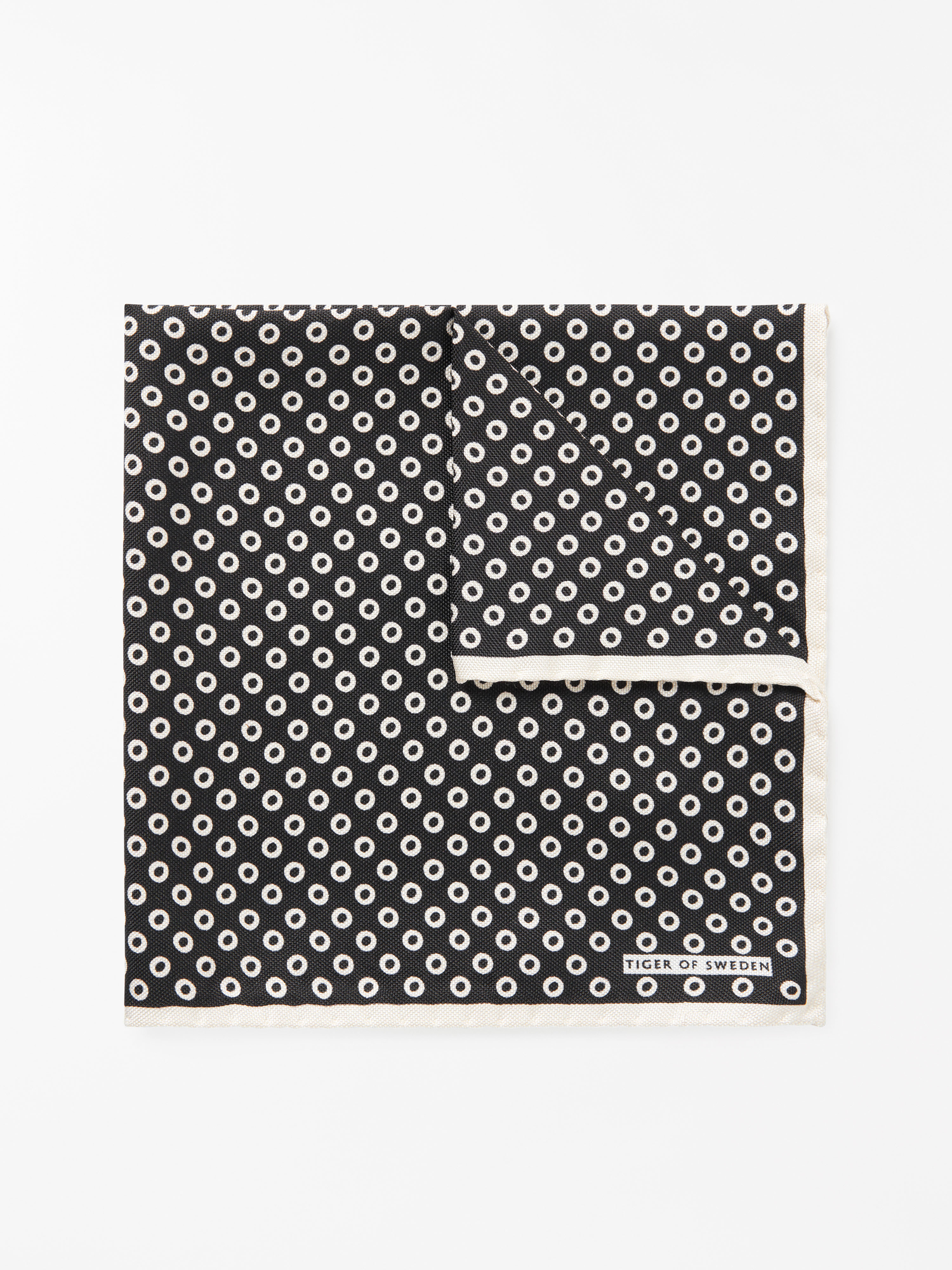 Geomet Silk Handkerchief