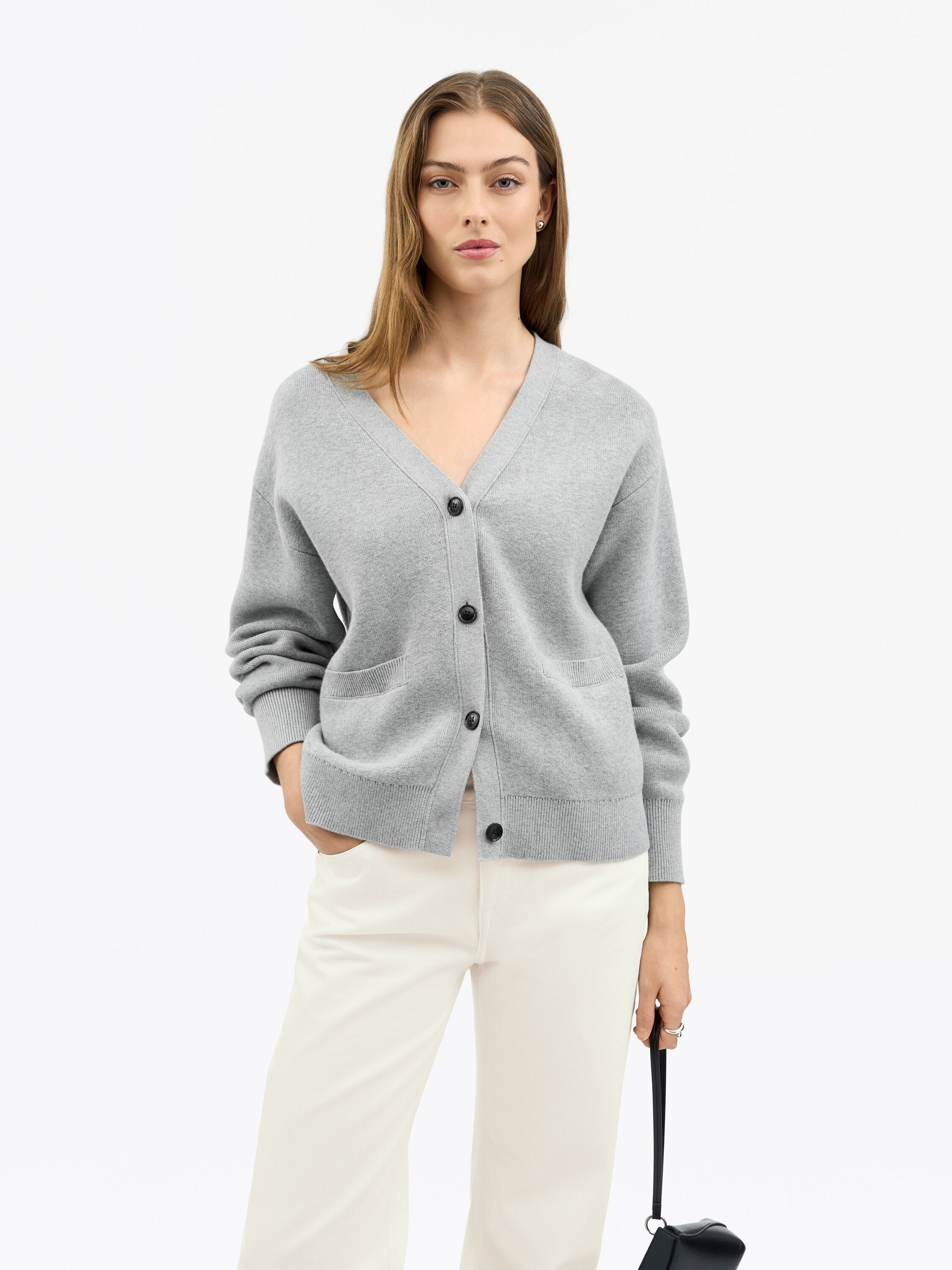 Ines Cotton-Cashmere Cardigan