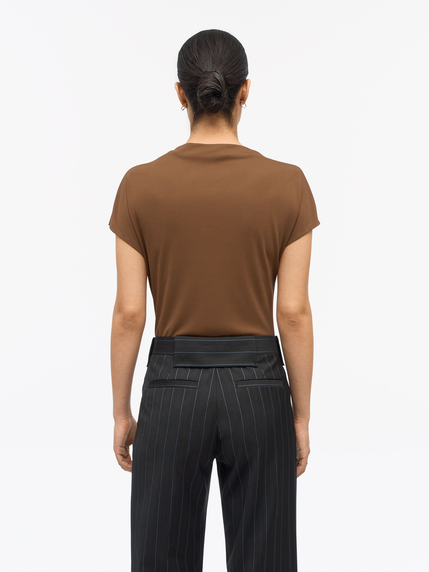 Alitta Slim Cap-Sleeve Top