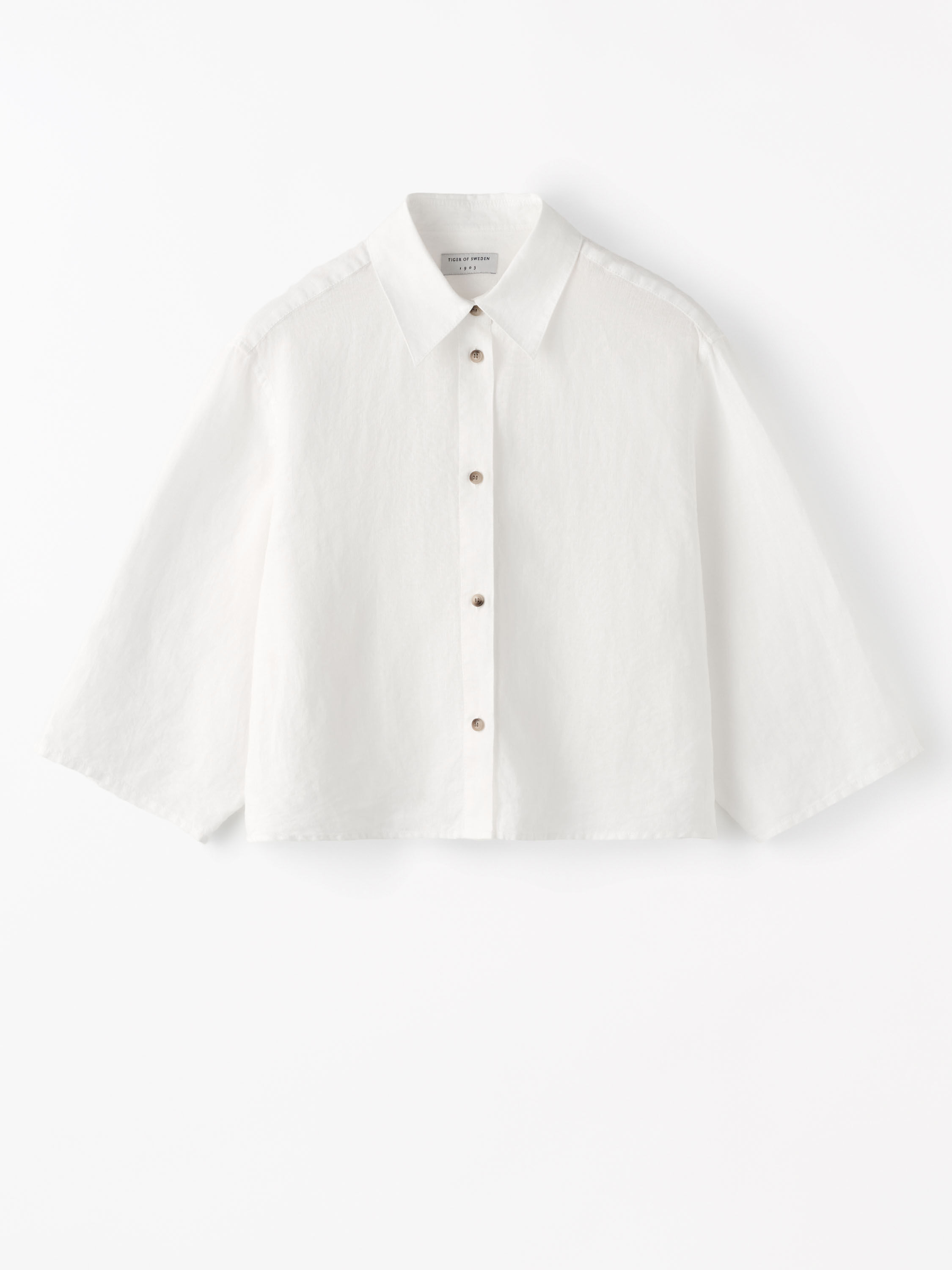 Corins Cropped Linen Shirt
