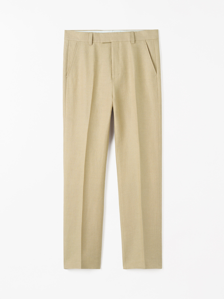 Jon Khaki Linen Suit