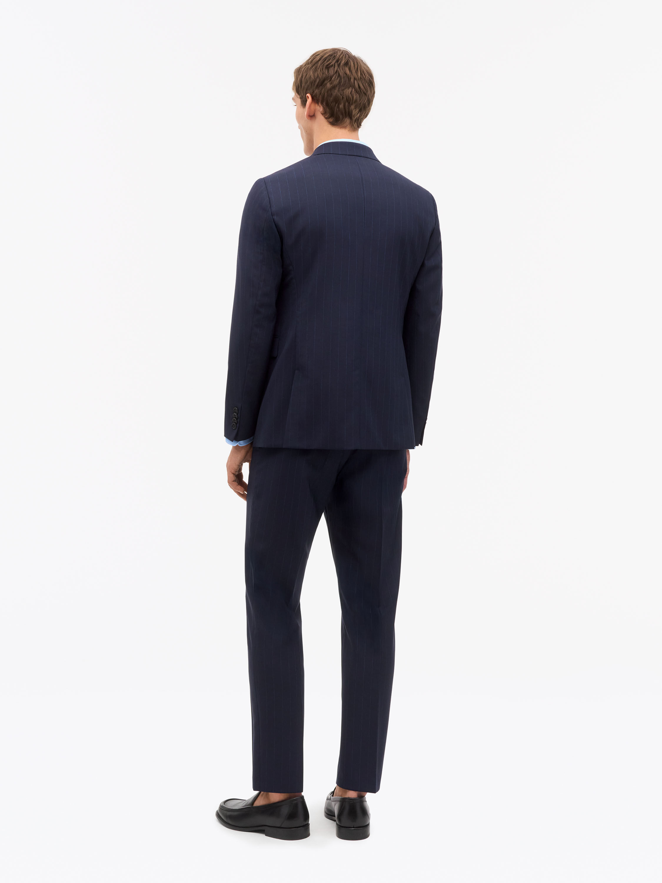 Justin Pinstripe Ullkostym