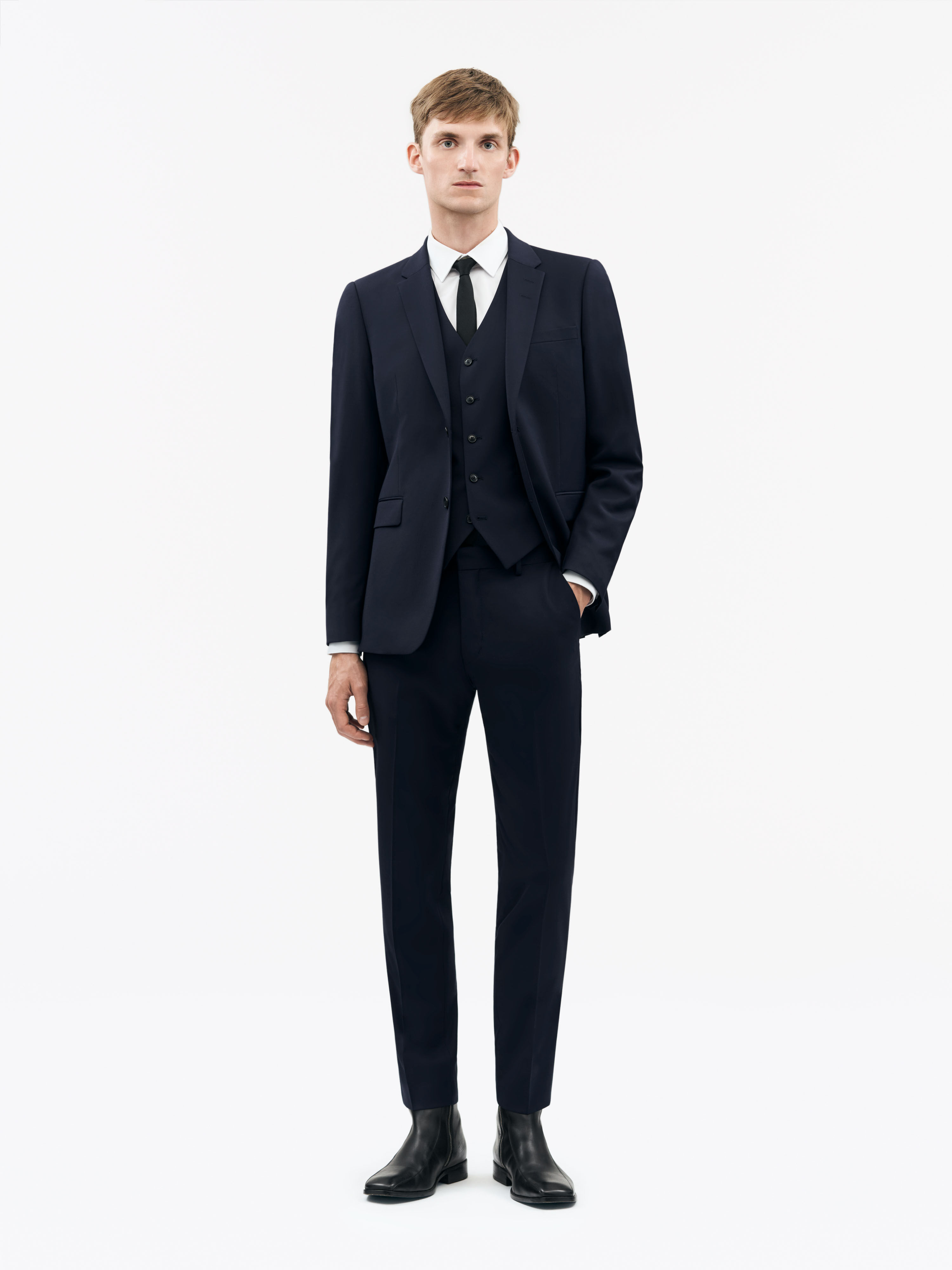 Wayde Polyester-Wool Blend Waistcoat