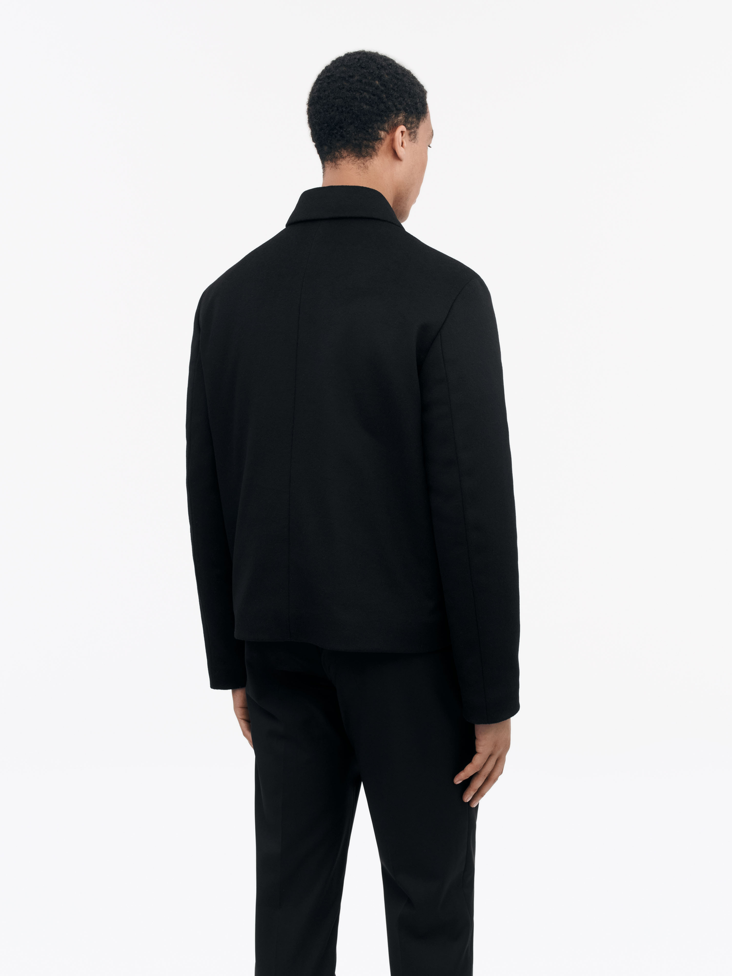 Elmeri Zip-Up Wool Blend Jacket