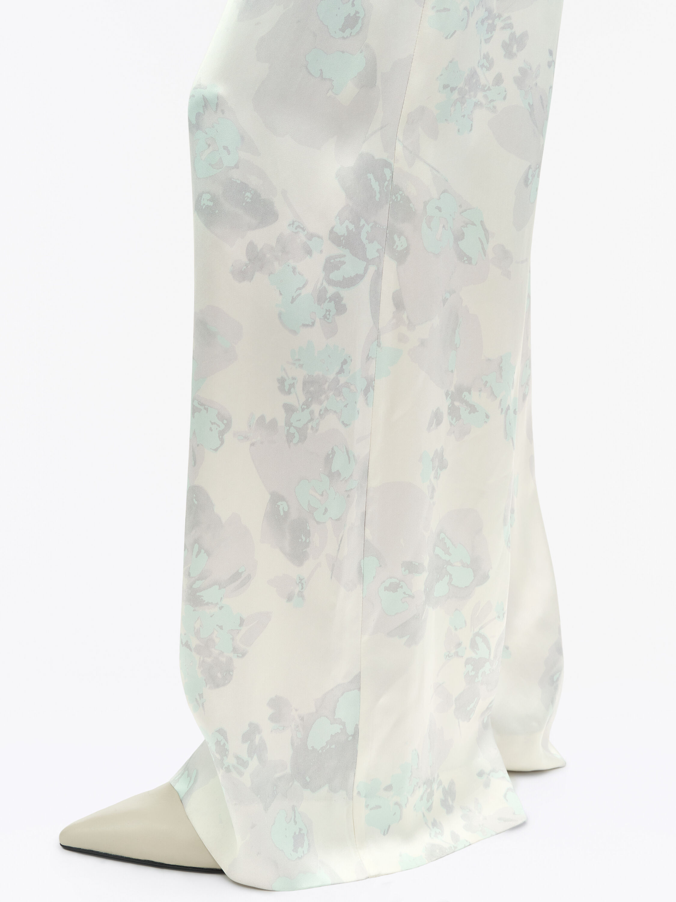 Cora Floral Satin Trousers
