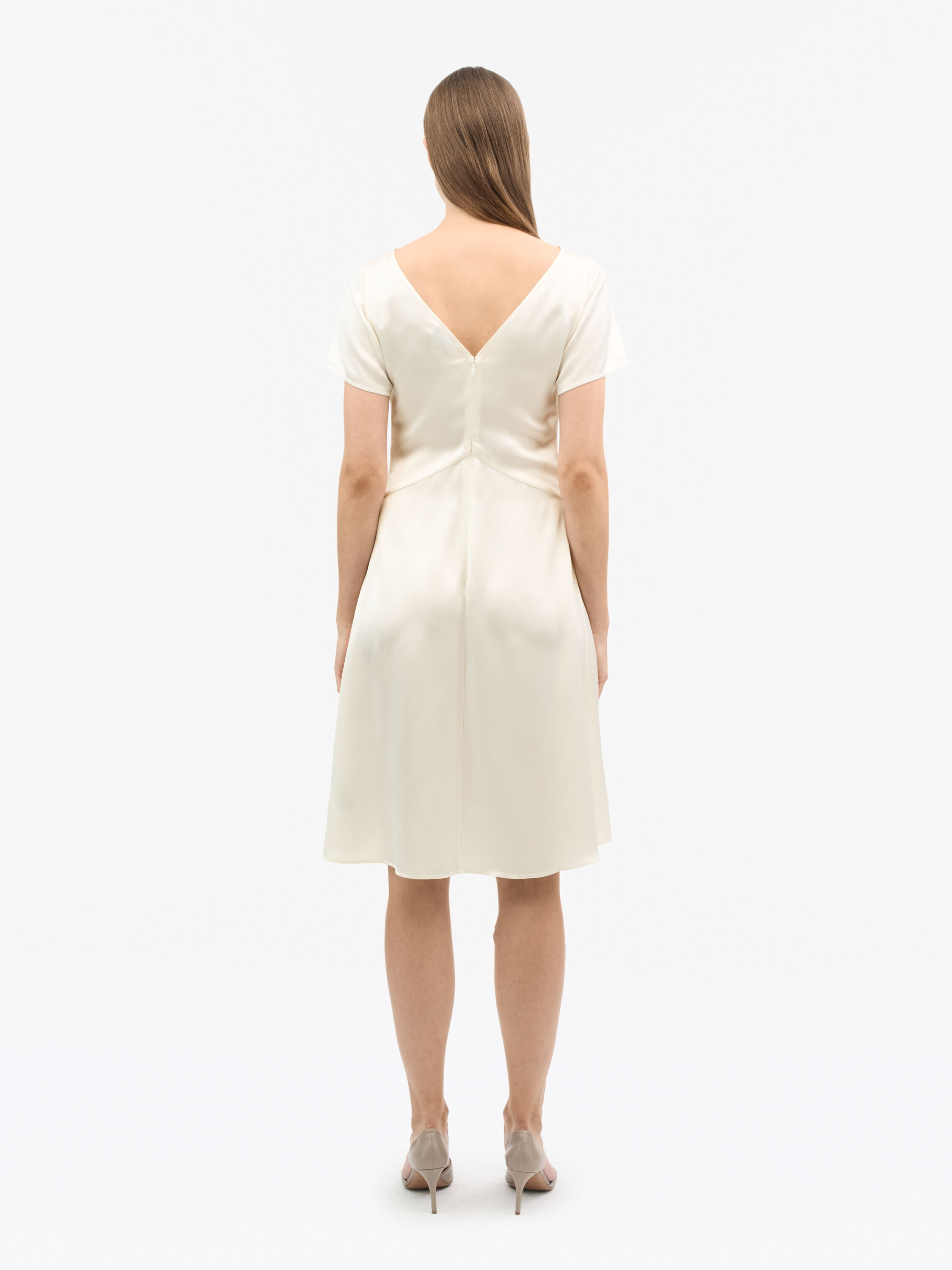 Caitria Midi Satin Dress