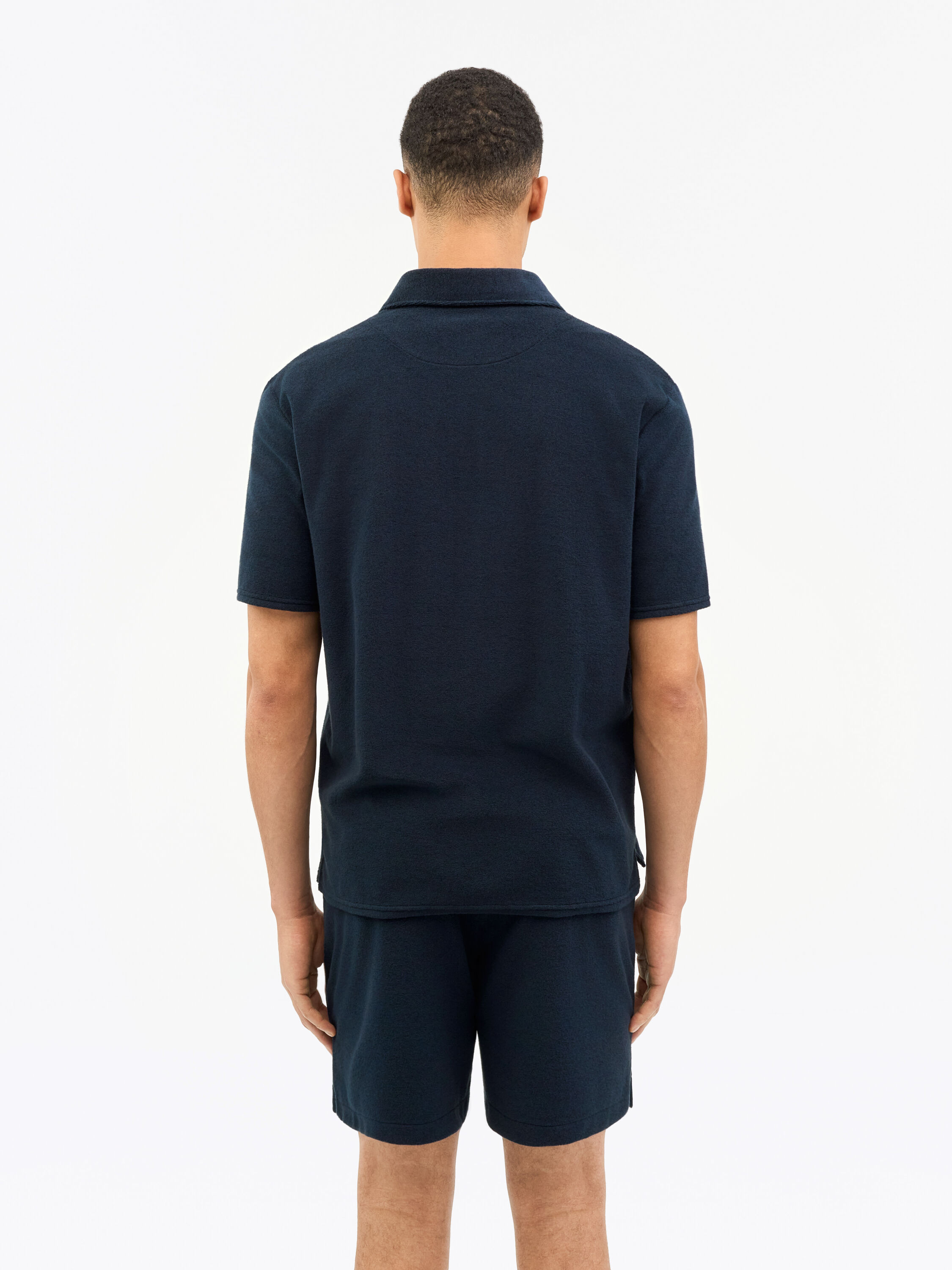 Saint Cotton Terry Polo Shirt