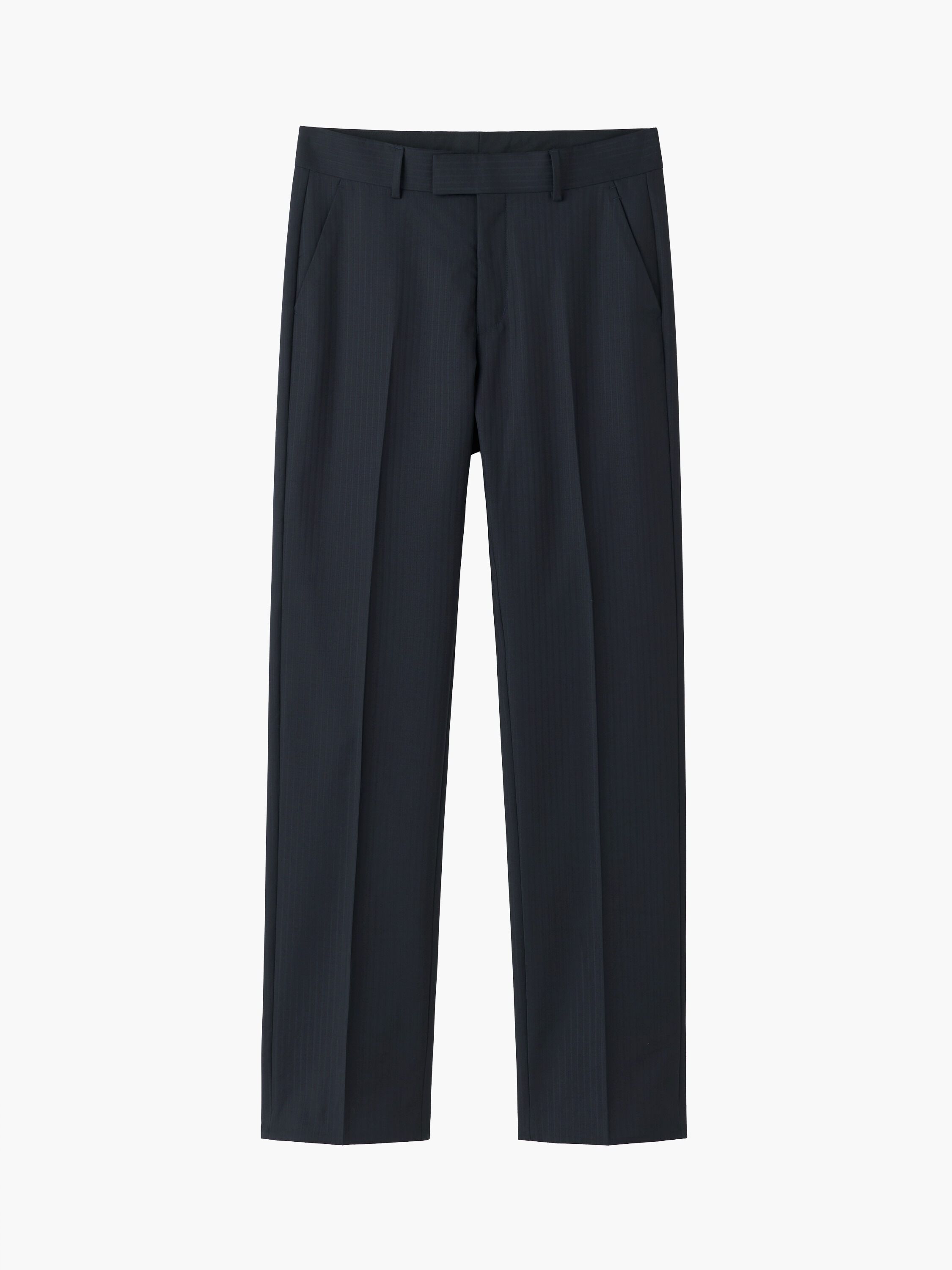 Tenser Pinstripe Wool Trousers