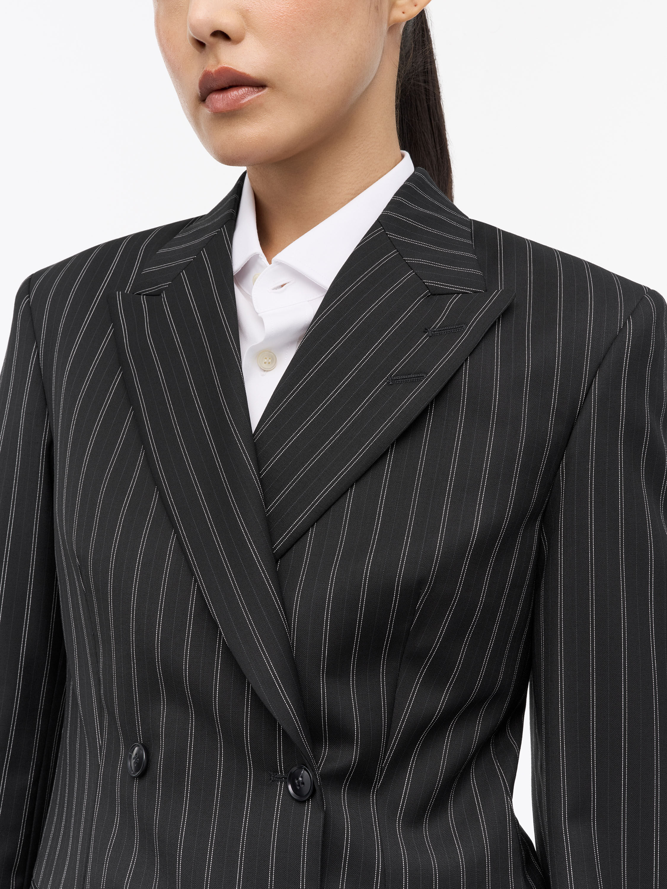 Elmi Wool Stripe Jacket