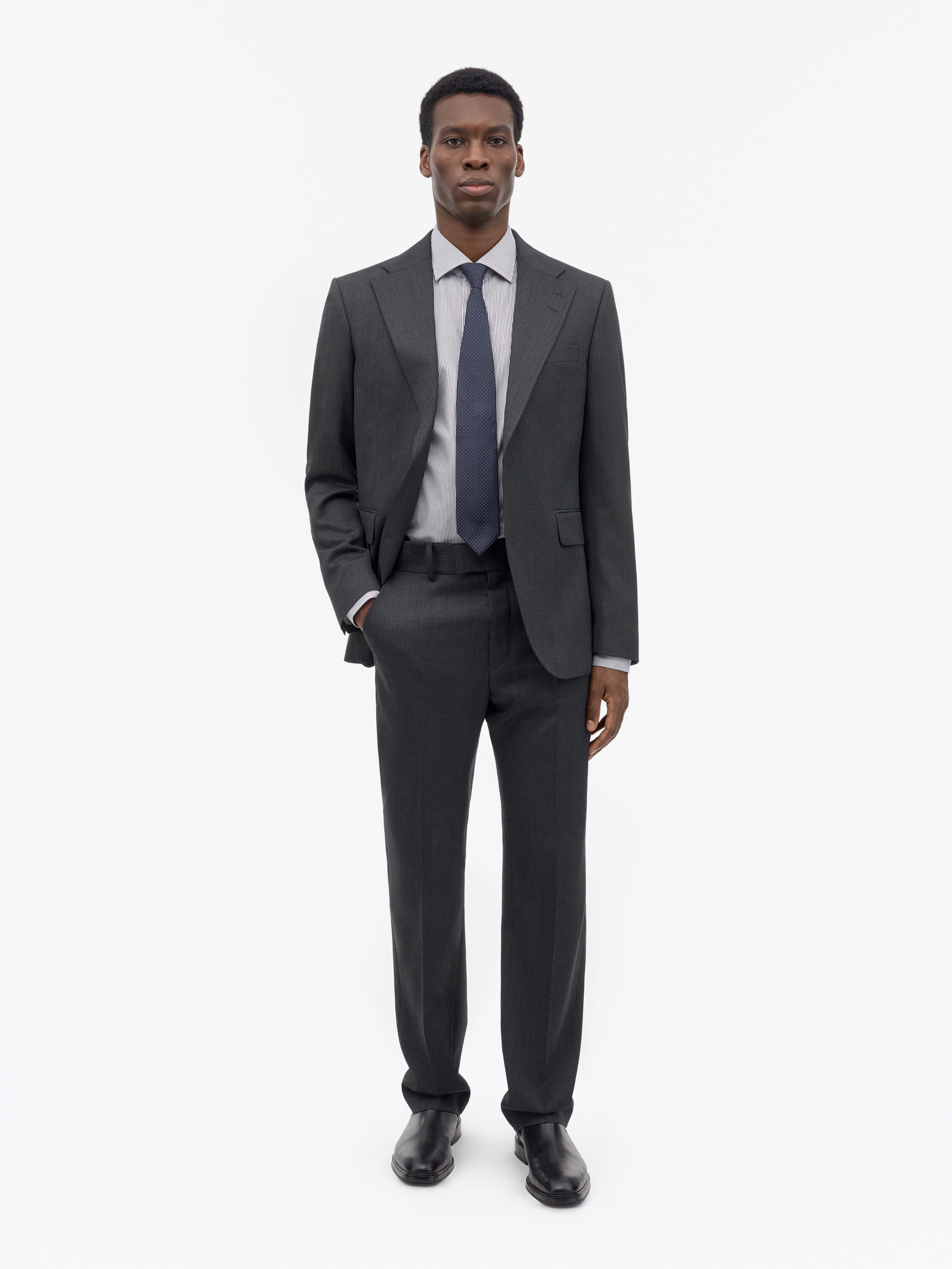 Tenser Tailored Straight-Leg Trousers