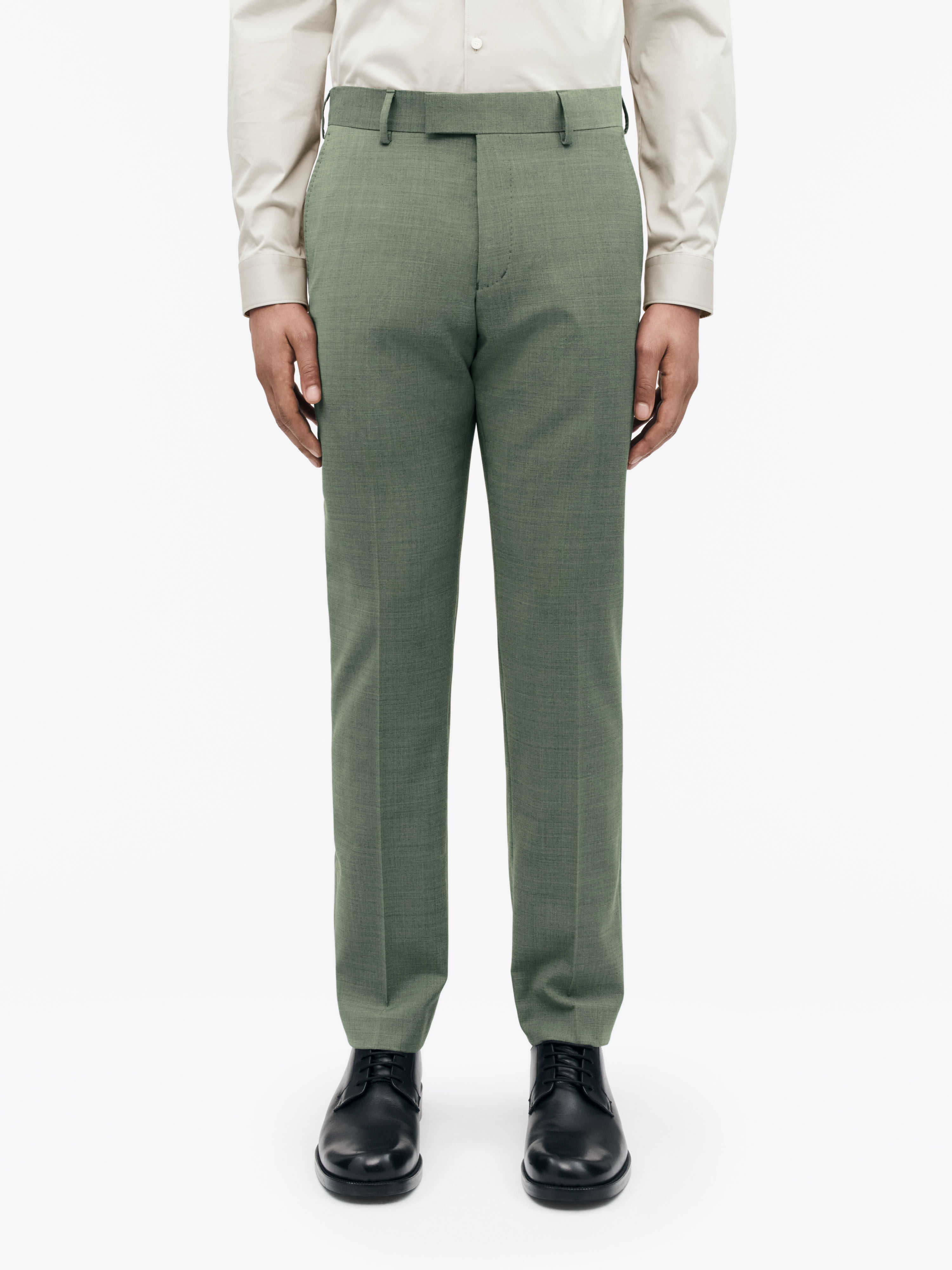 Tenuta Slim Fit Wool Blend Trousers