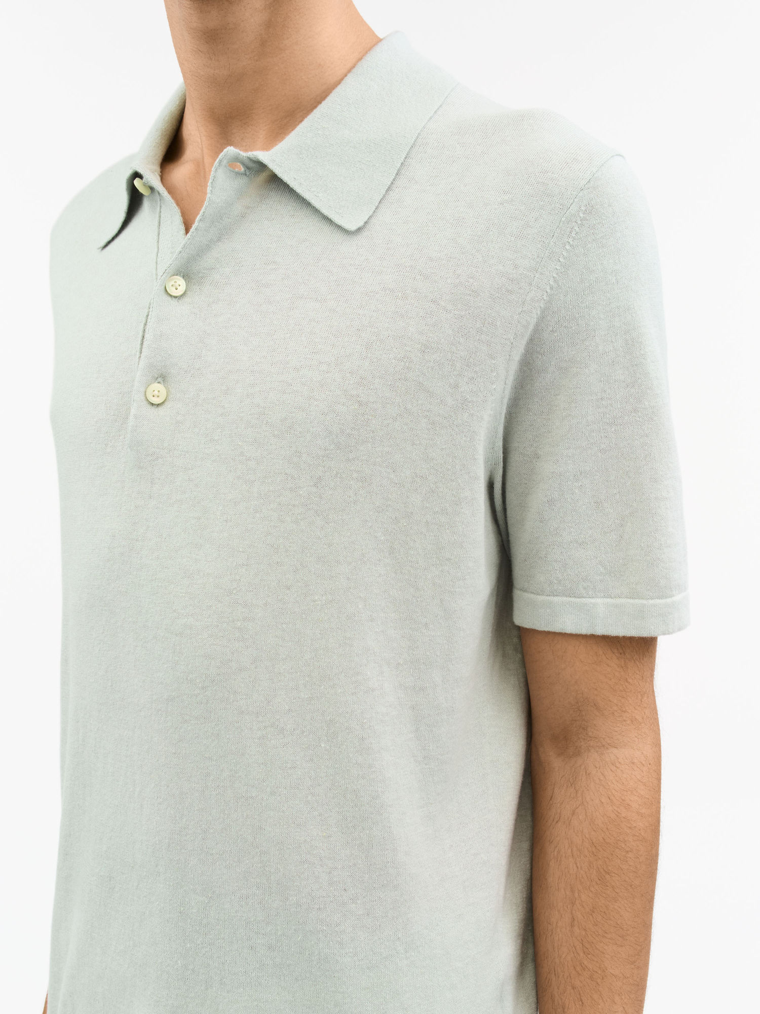 Erros Linen Polo Sweater