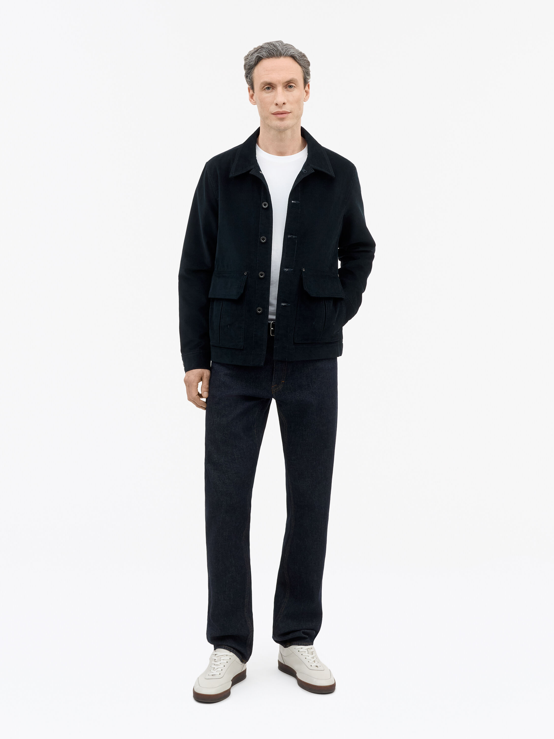 Slice Blue Corduroy Jacket