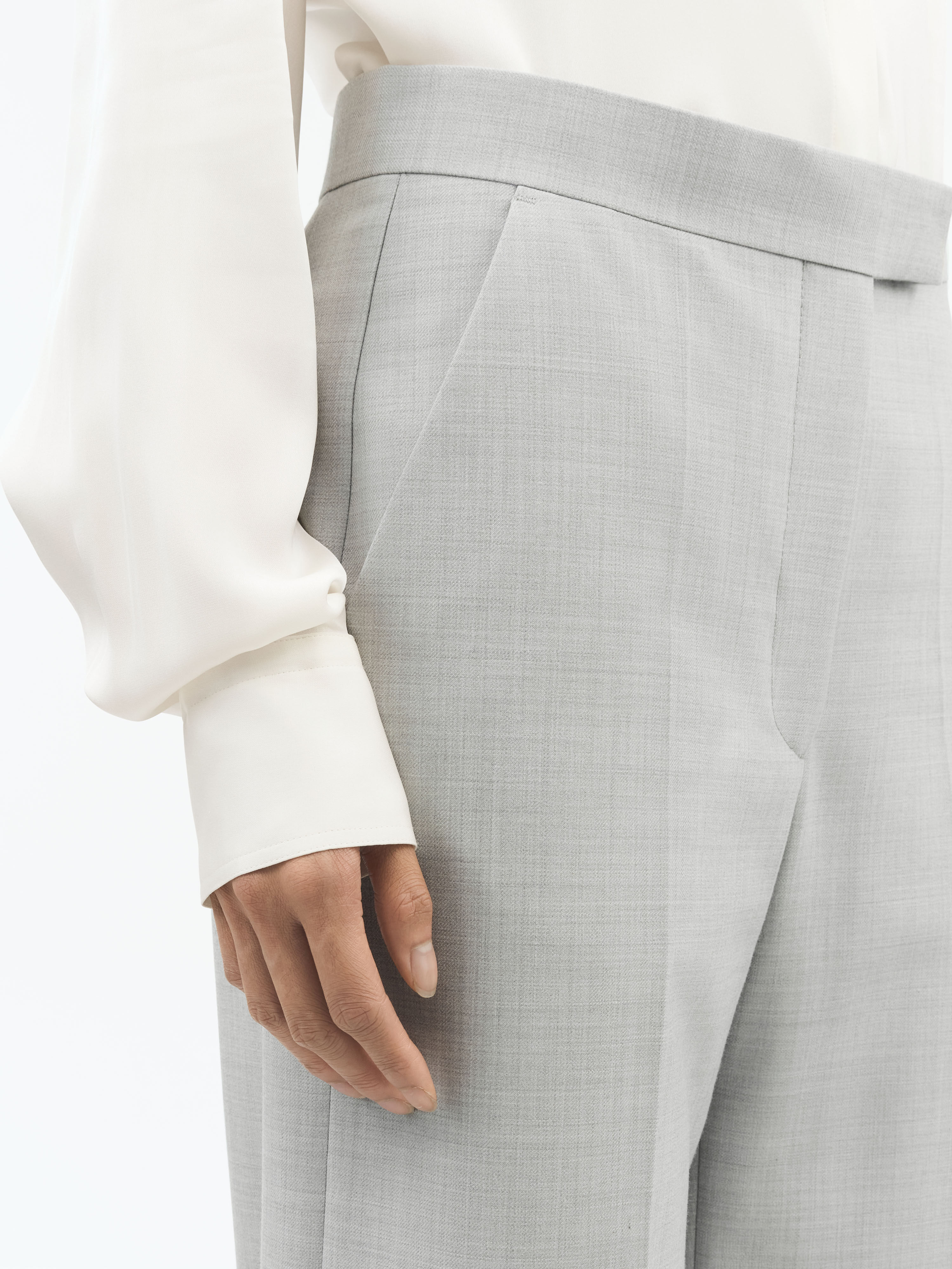 Pantalon Irit en Laine M&eacute;lang&eacute;e