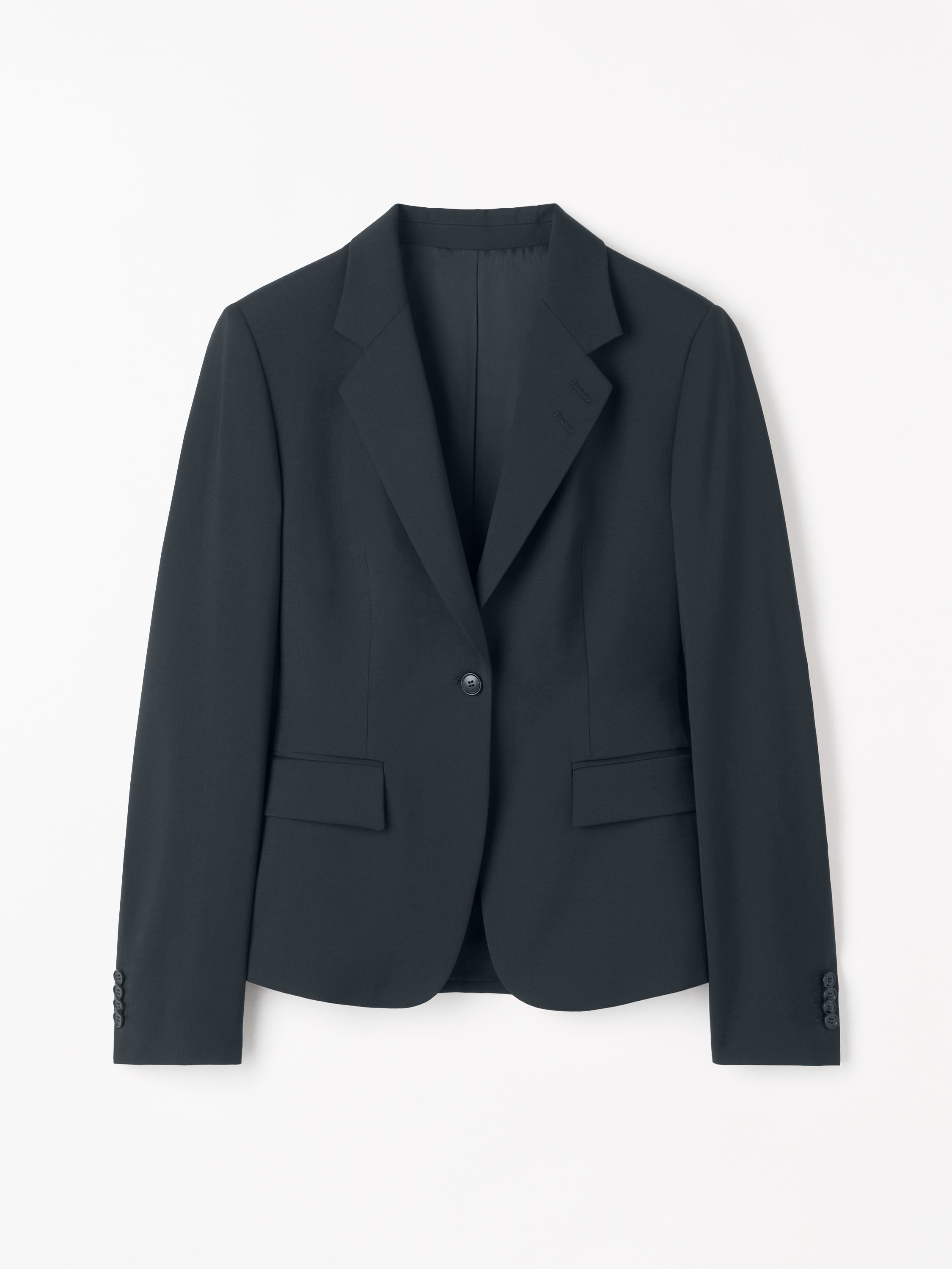 Nancy Navy Blue Wool Suit