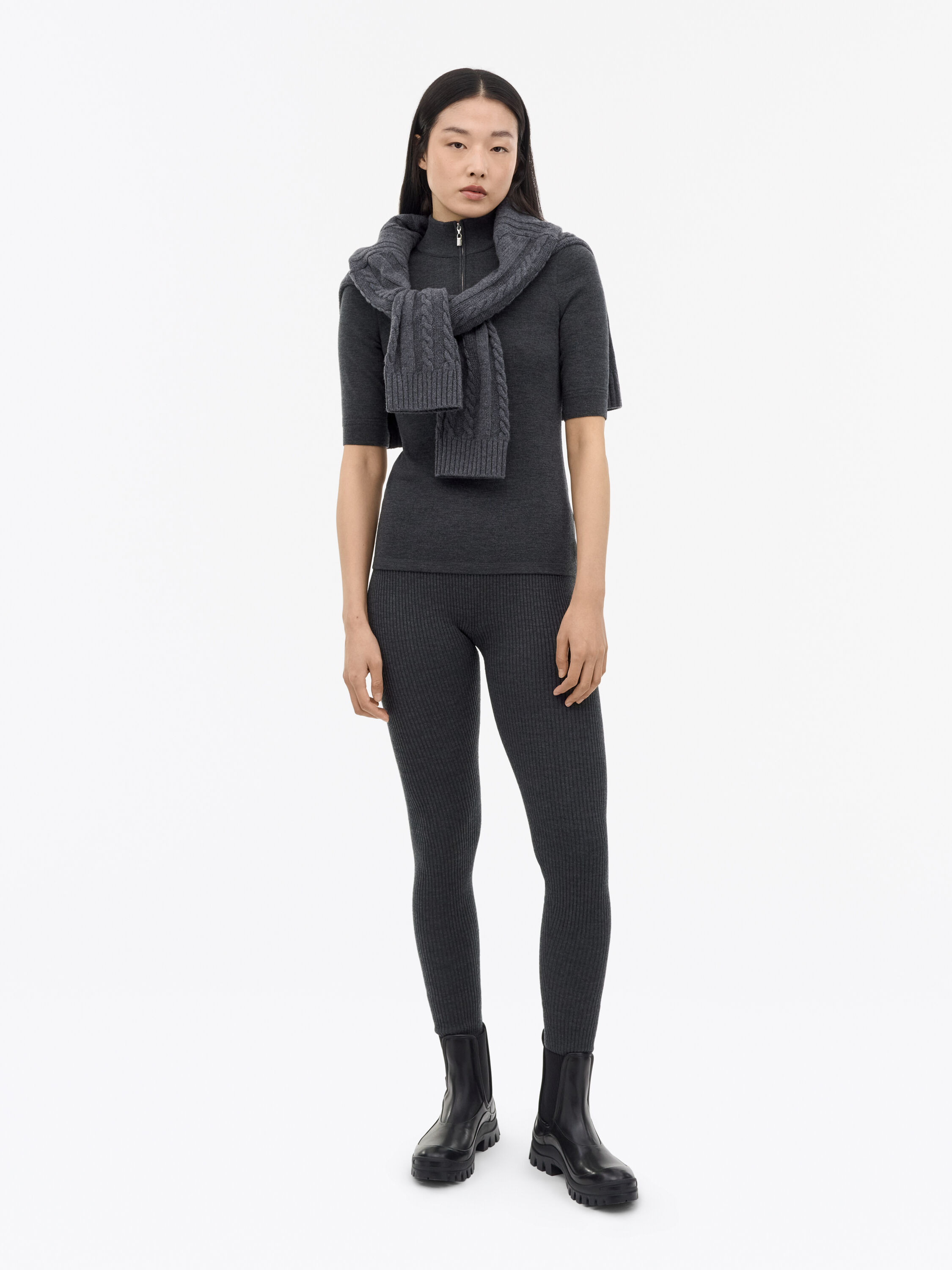 Lyra Knitted Merino Leggings