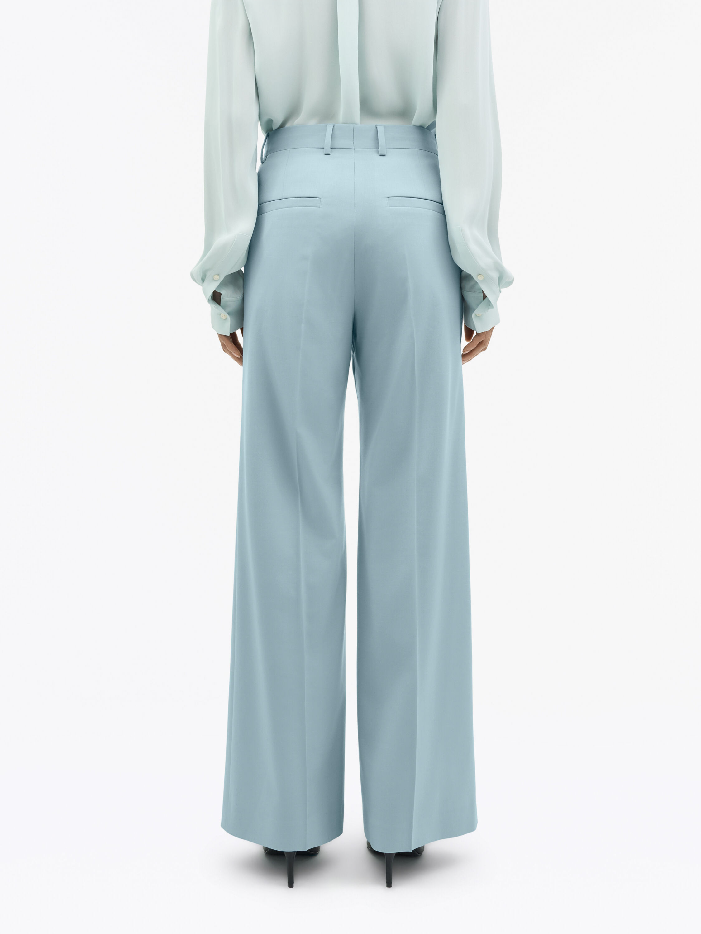 Rita Blue Wool Blend Suit