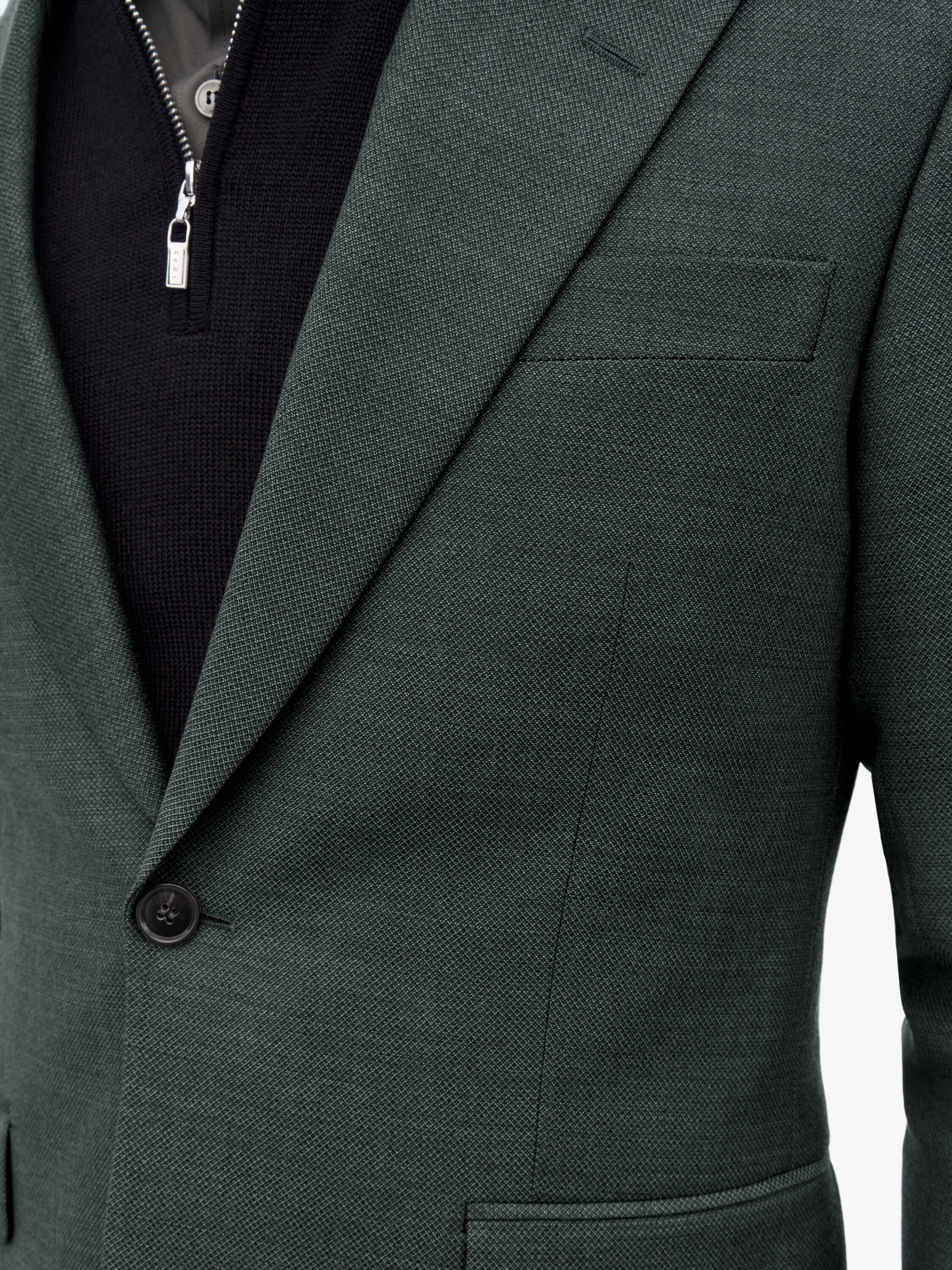 Ease Dark Green Wool Suit