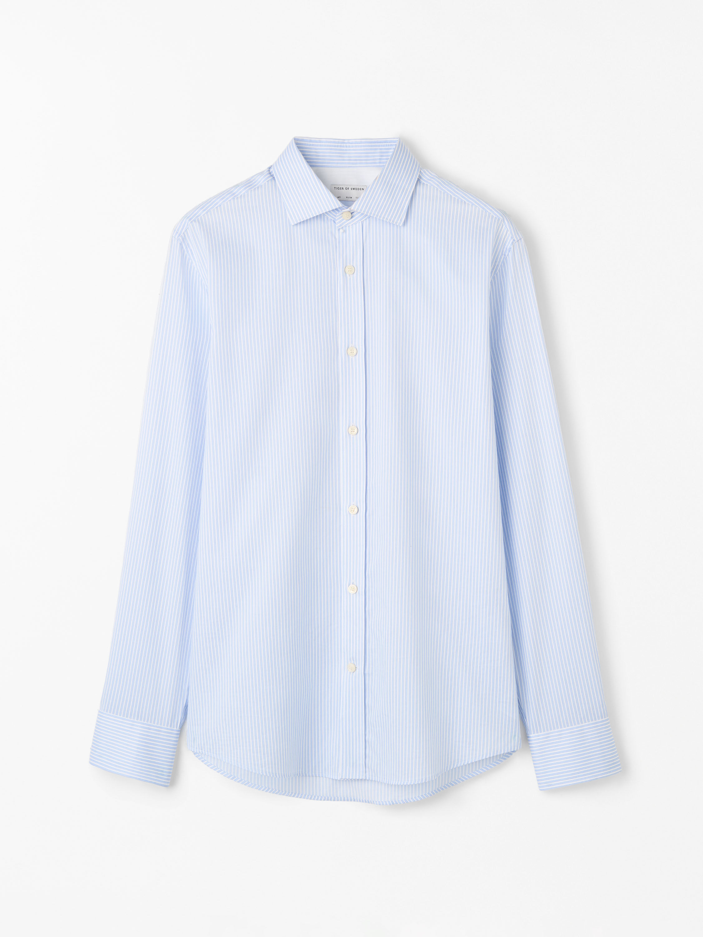 Adley C Cotton Stripe Shirt