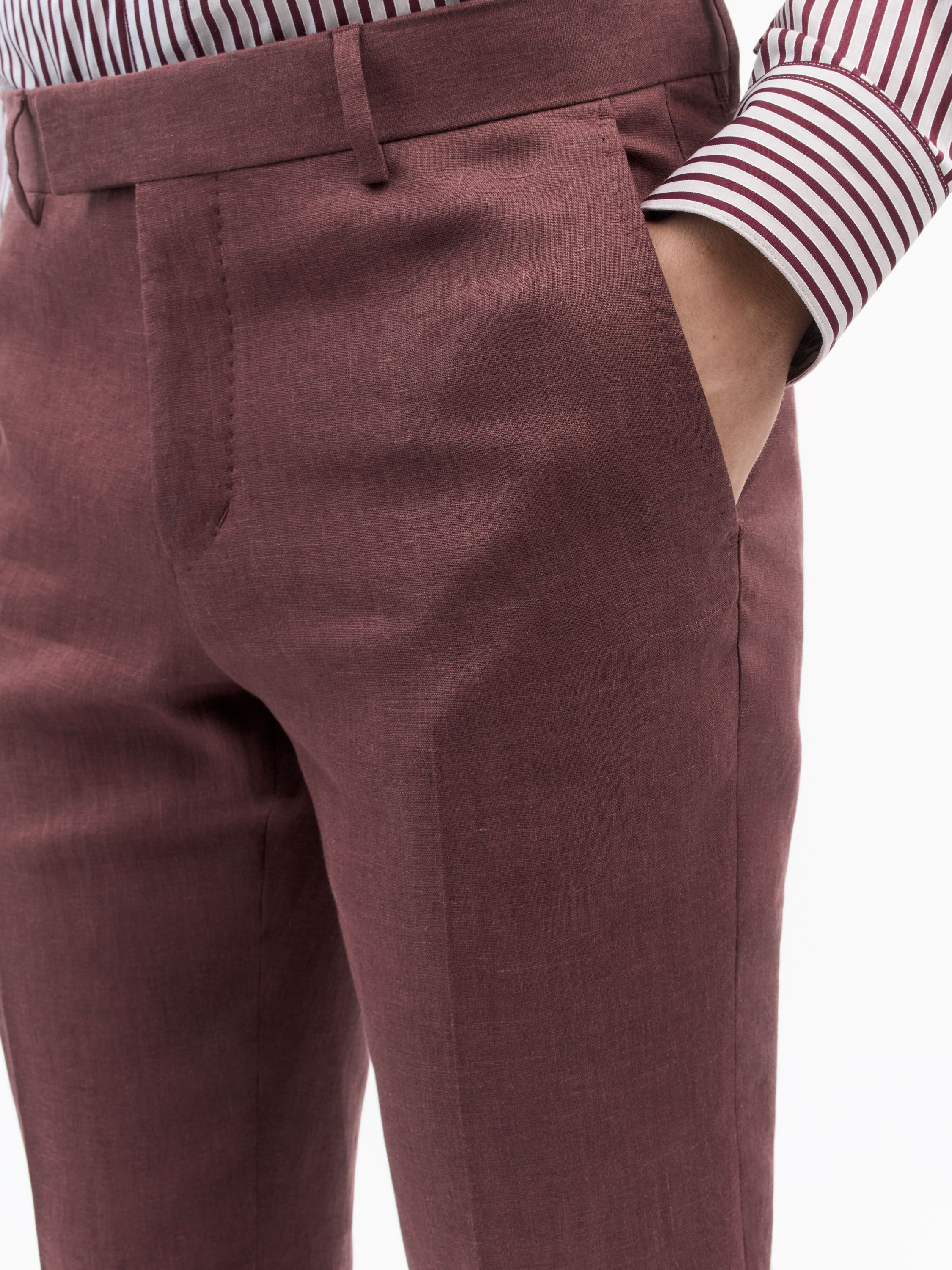 Tenuta Slim-Fit Linen Trousers