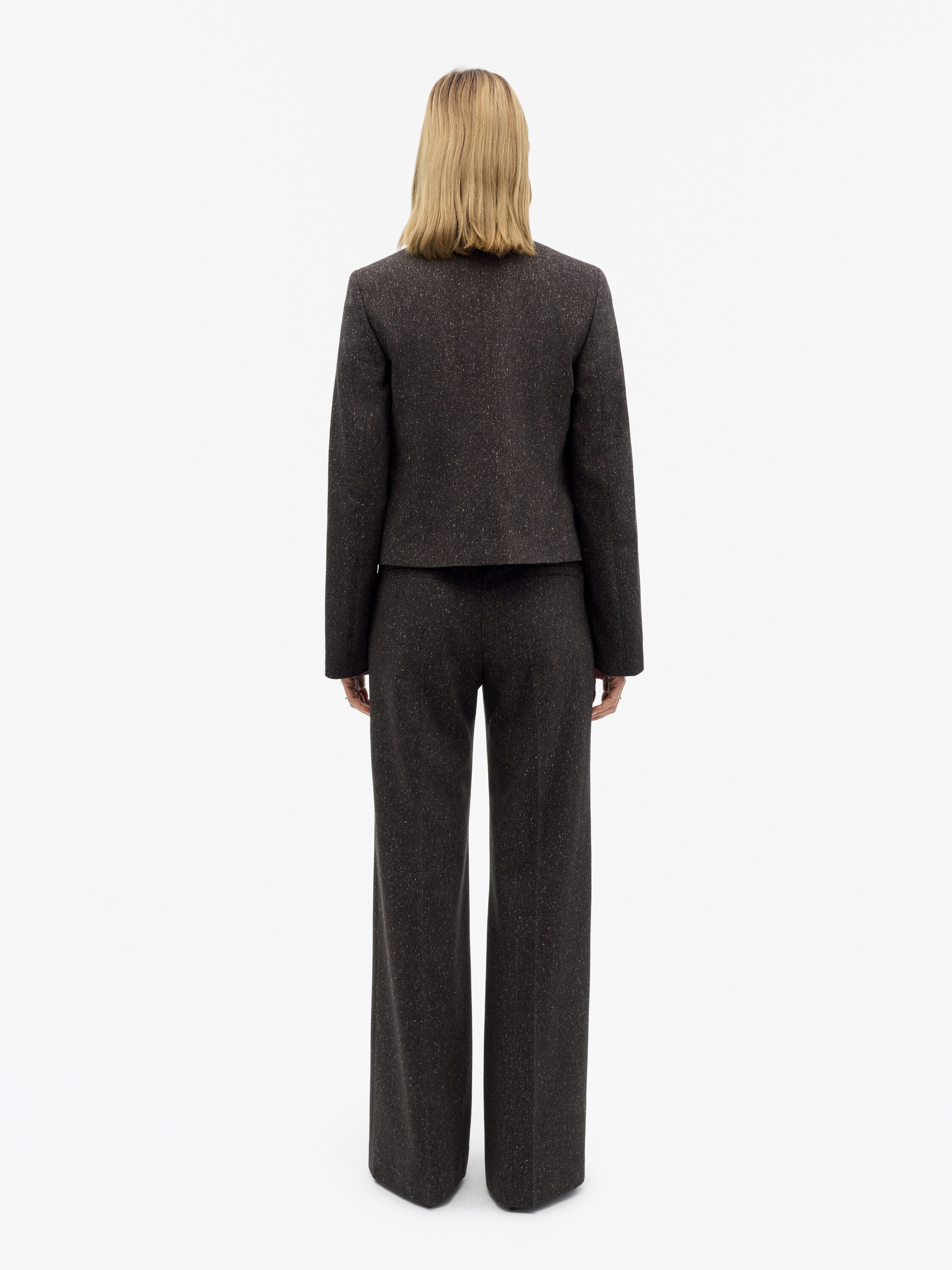 Eleanor Flecked Wool Suit