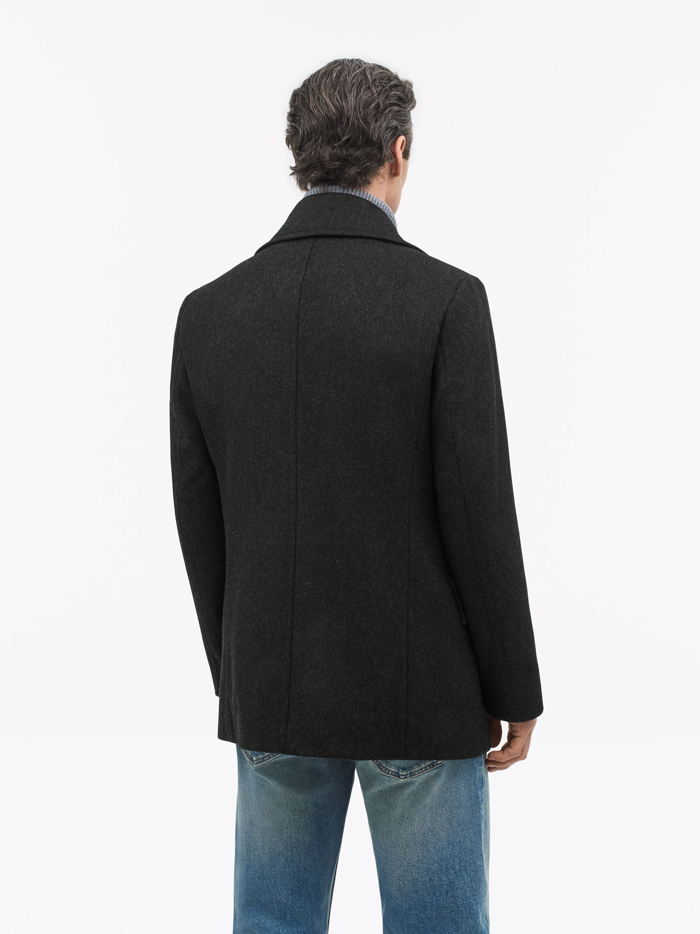 Mahler Double-Breasted Peacoat 