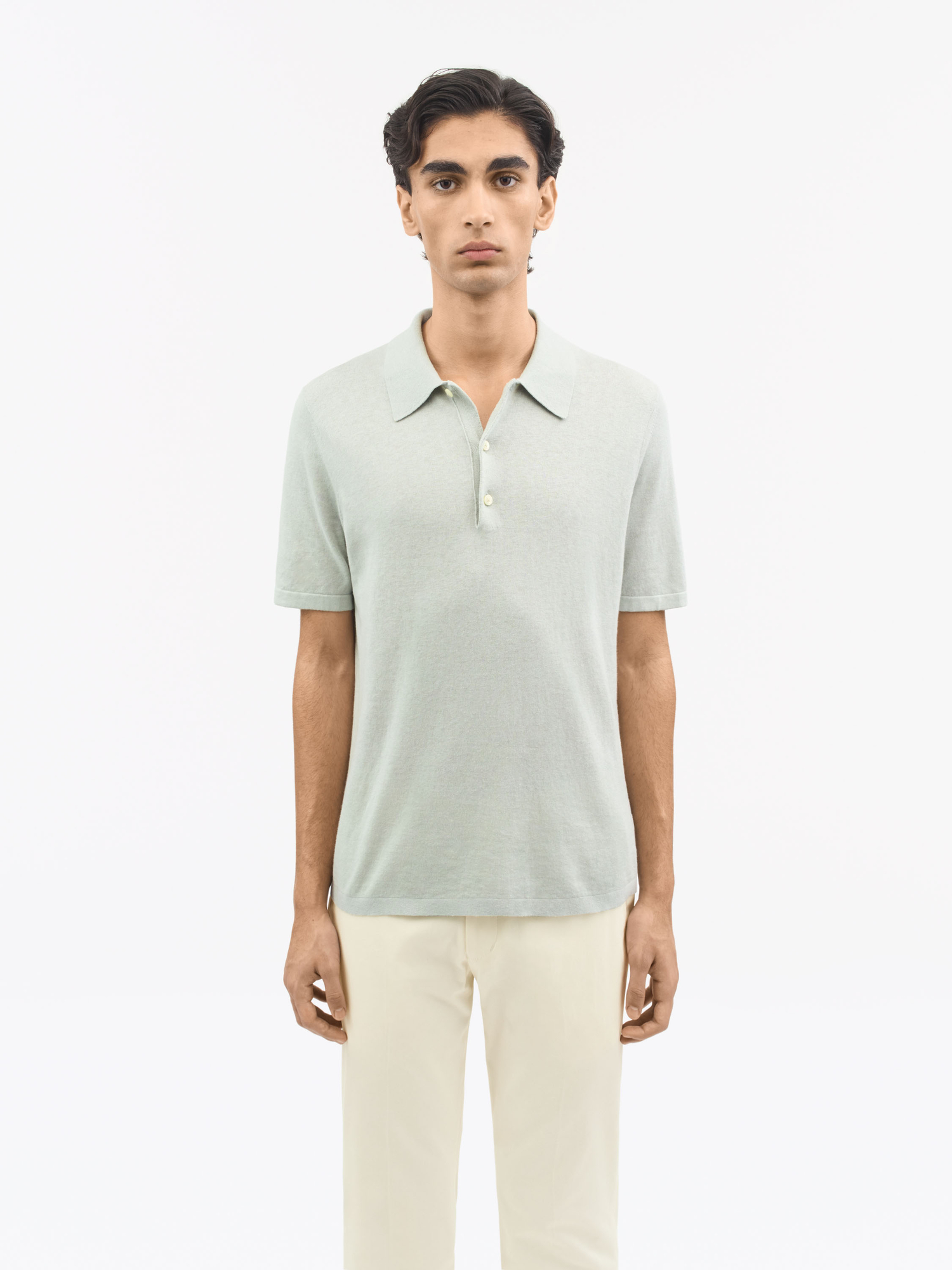 Erros Linen Polo Sweater