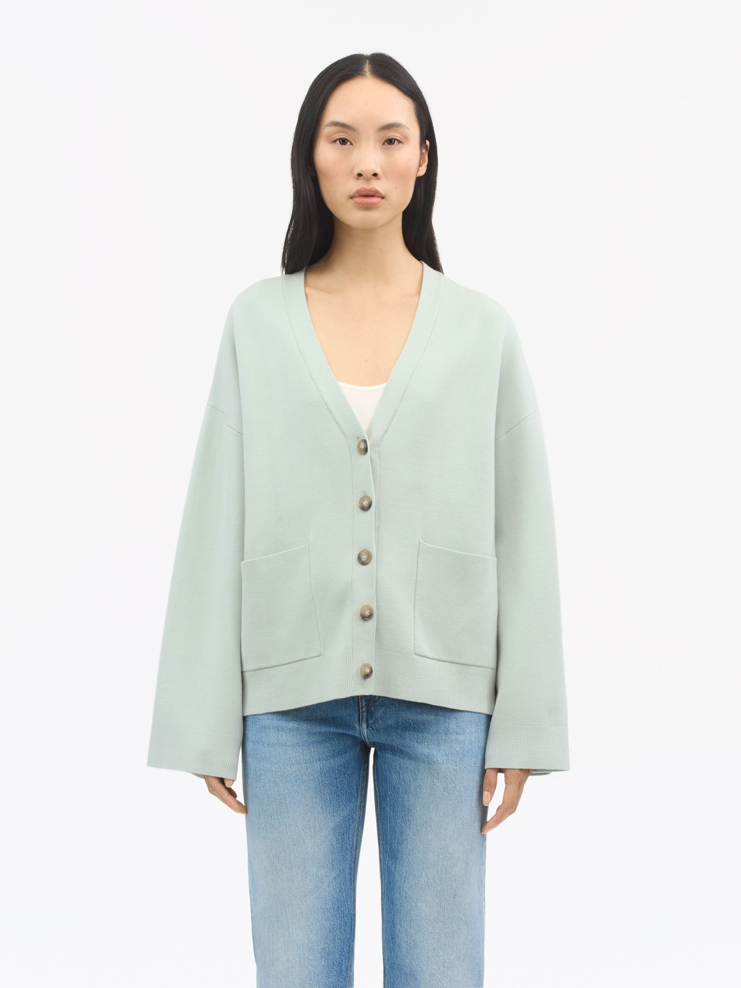 Silvyiya Heavy-Knit Cardigan