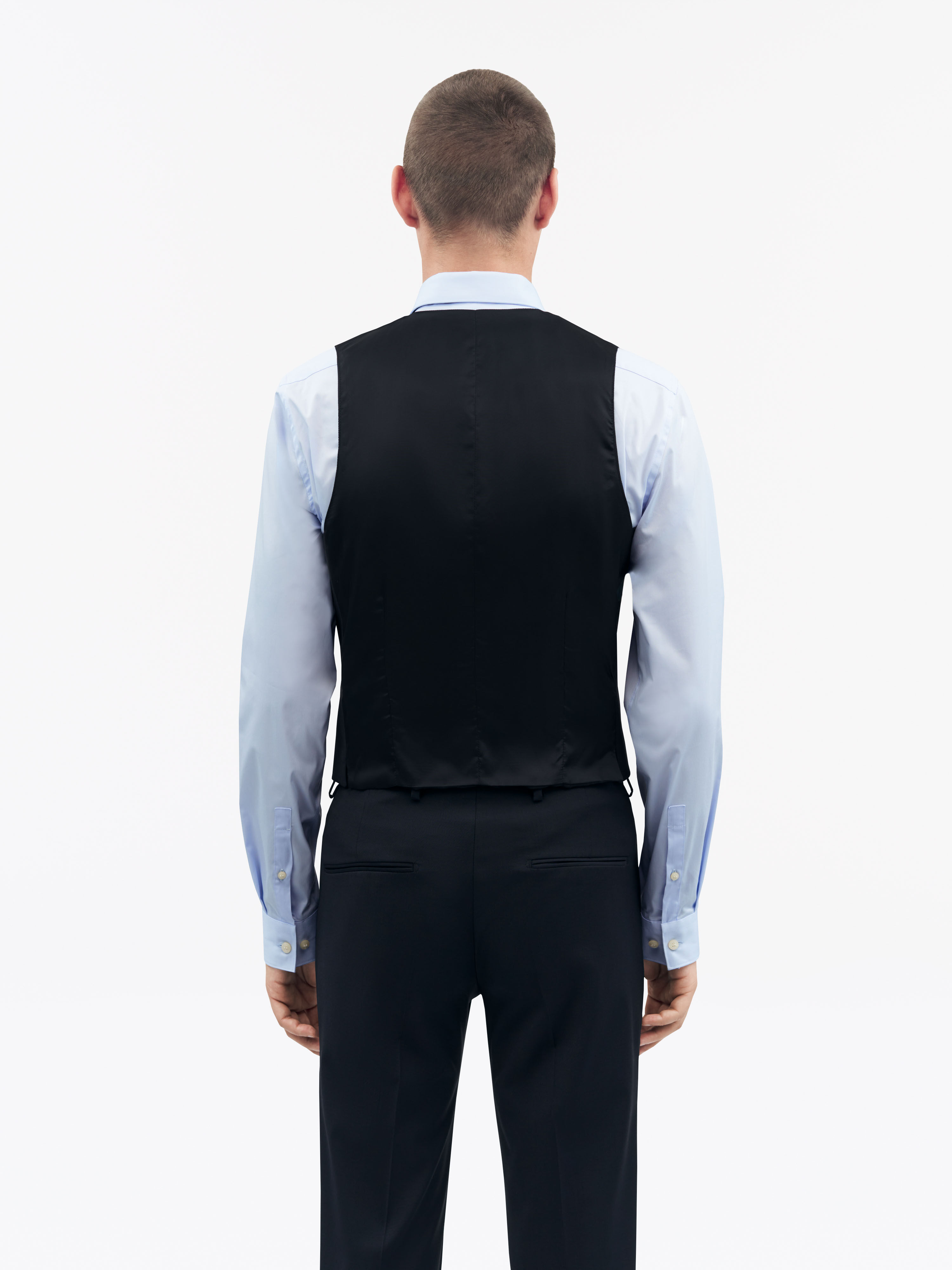 Wayde Polyester-Wool Blend Waistcoat